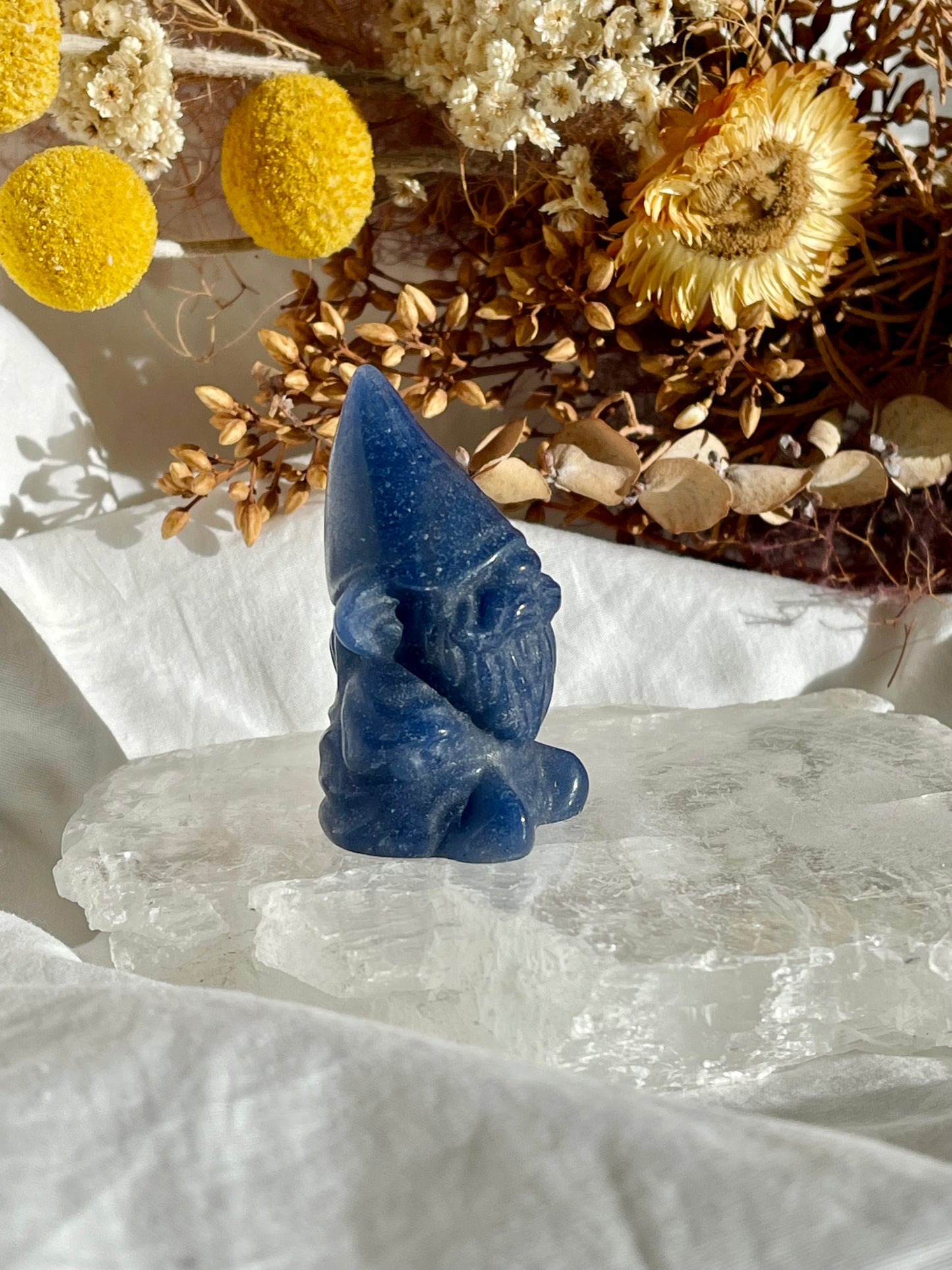 Blue Aventurine Gnome