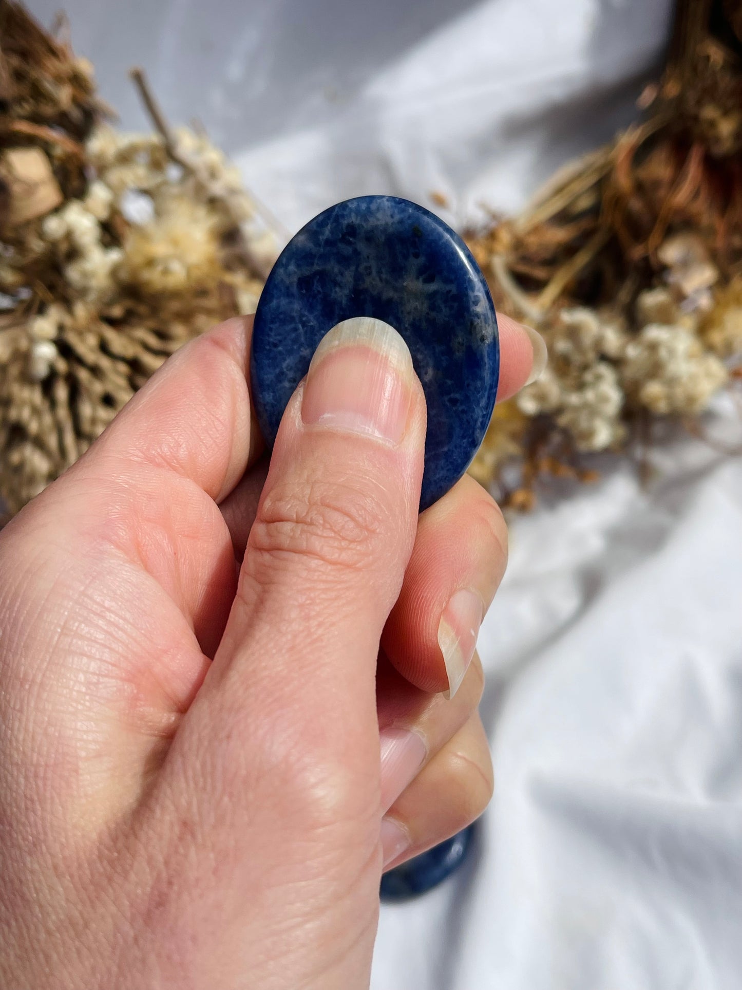 Sodalite Worry Stone