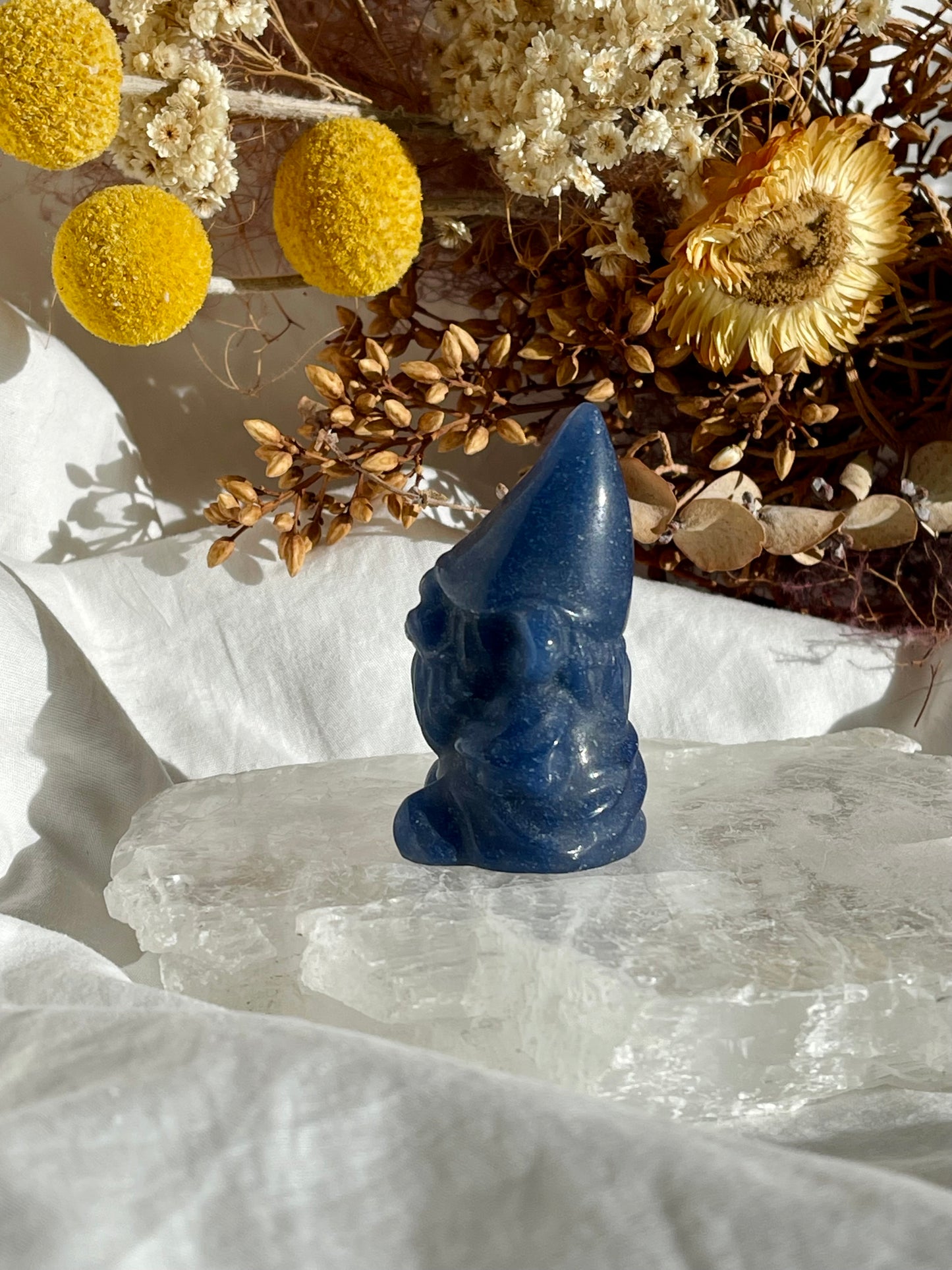 Blue Aventurine Gnome