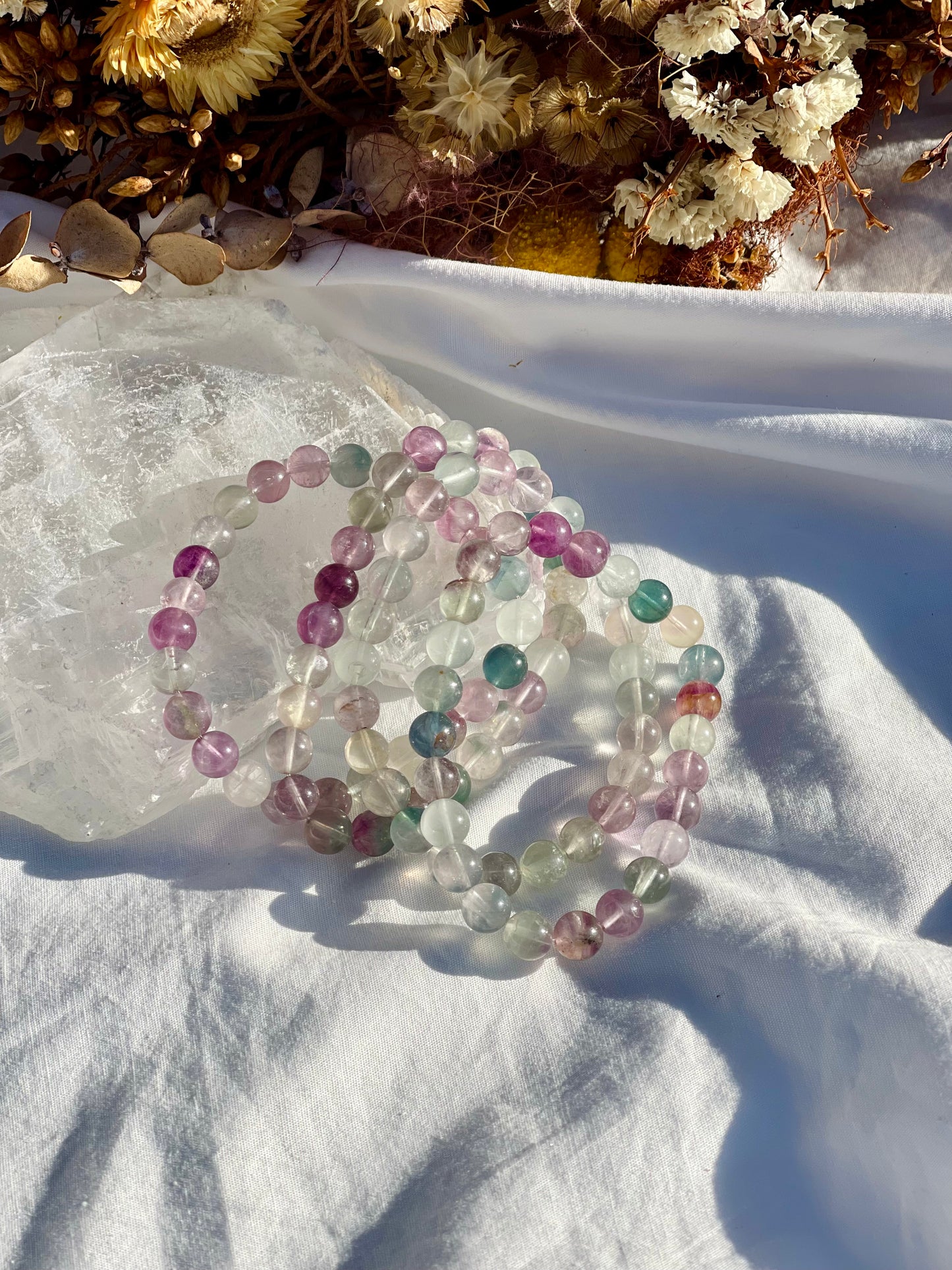 Pastel Fluorite Bracelet