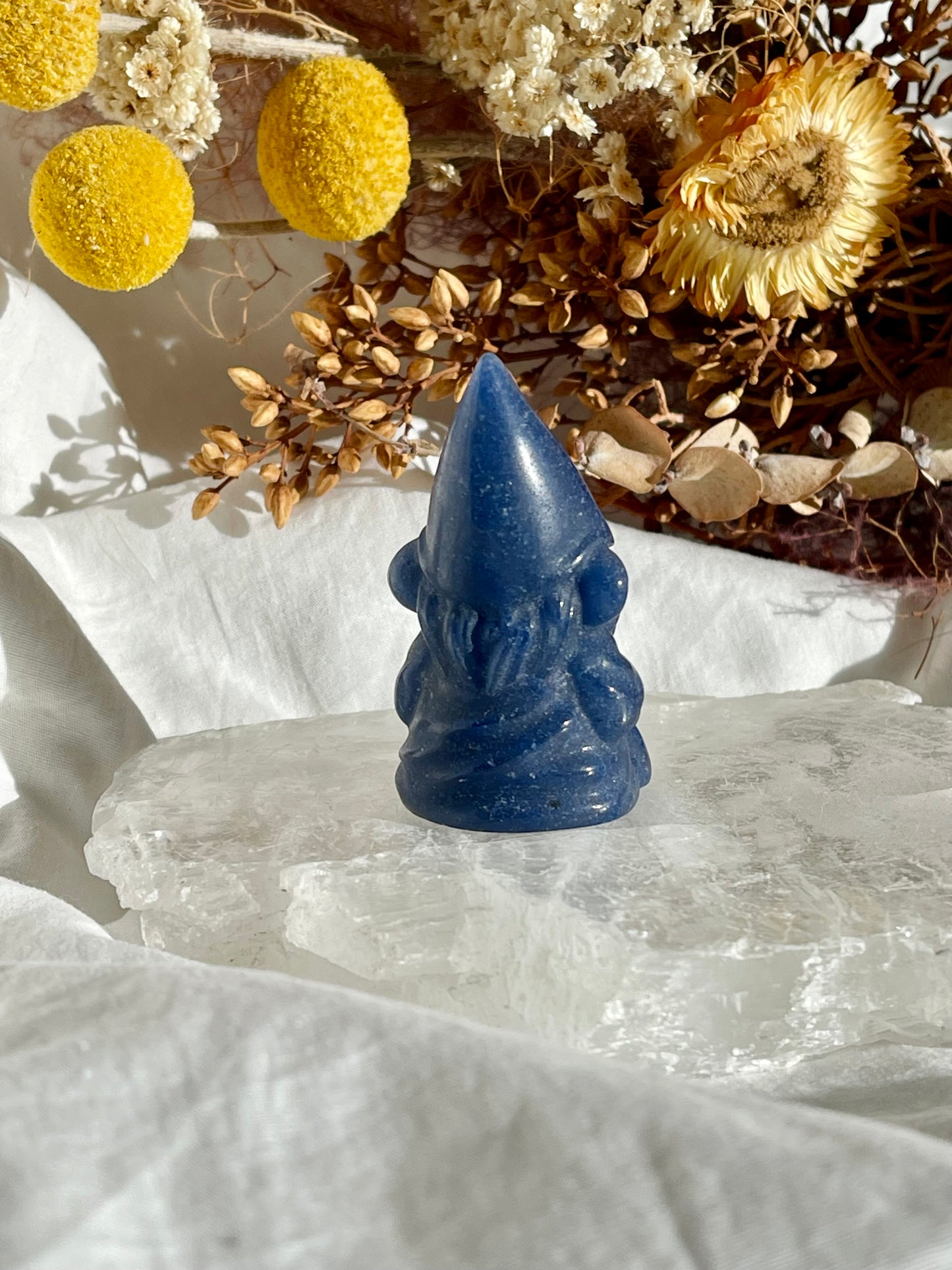 Blue Aventurine Gnome
