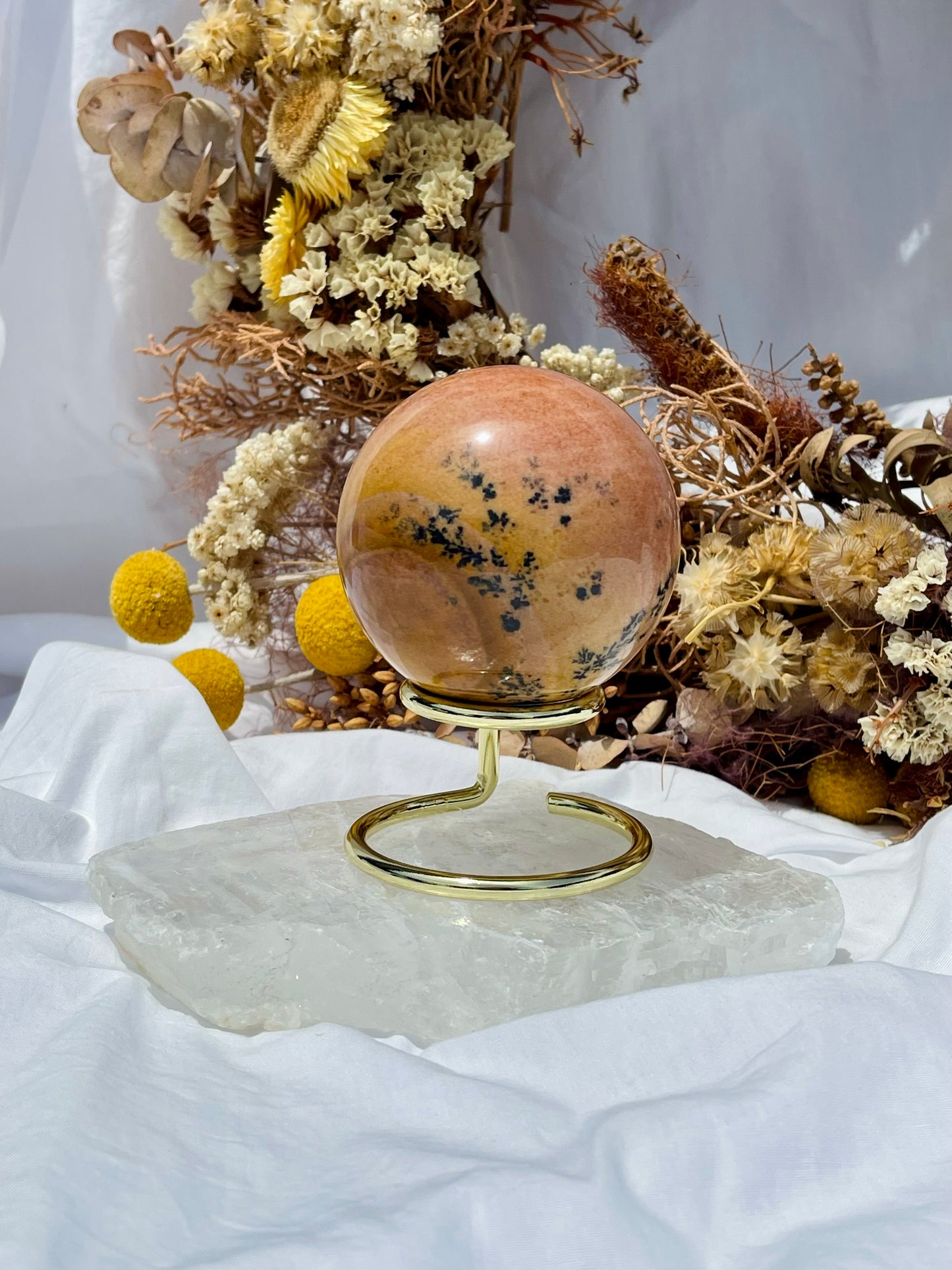 Dendritic Jasper Sphere