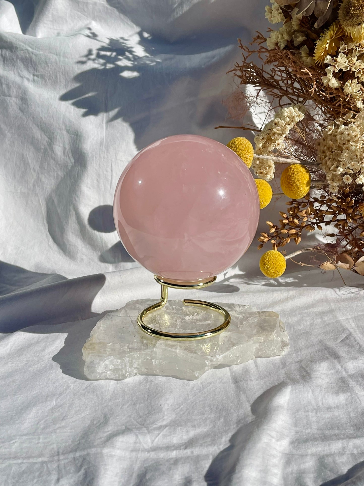 Rose Quartz Sphere