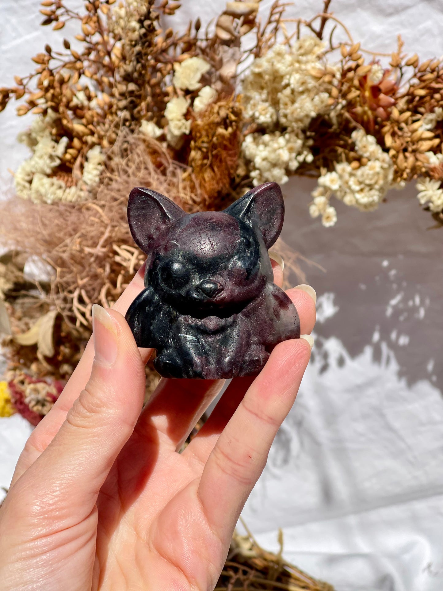 Garnet | Astrophylite Bat #3