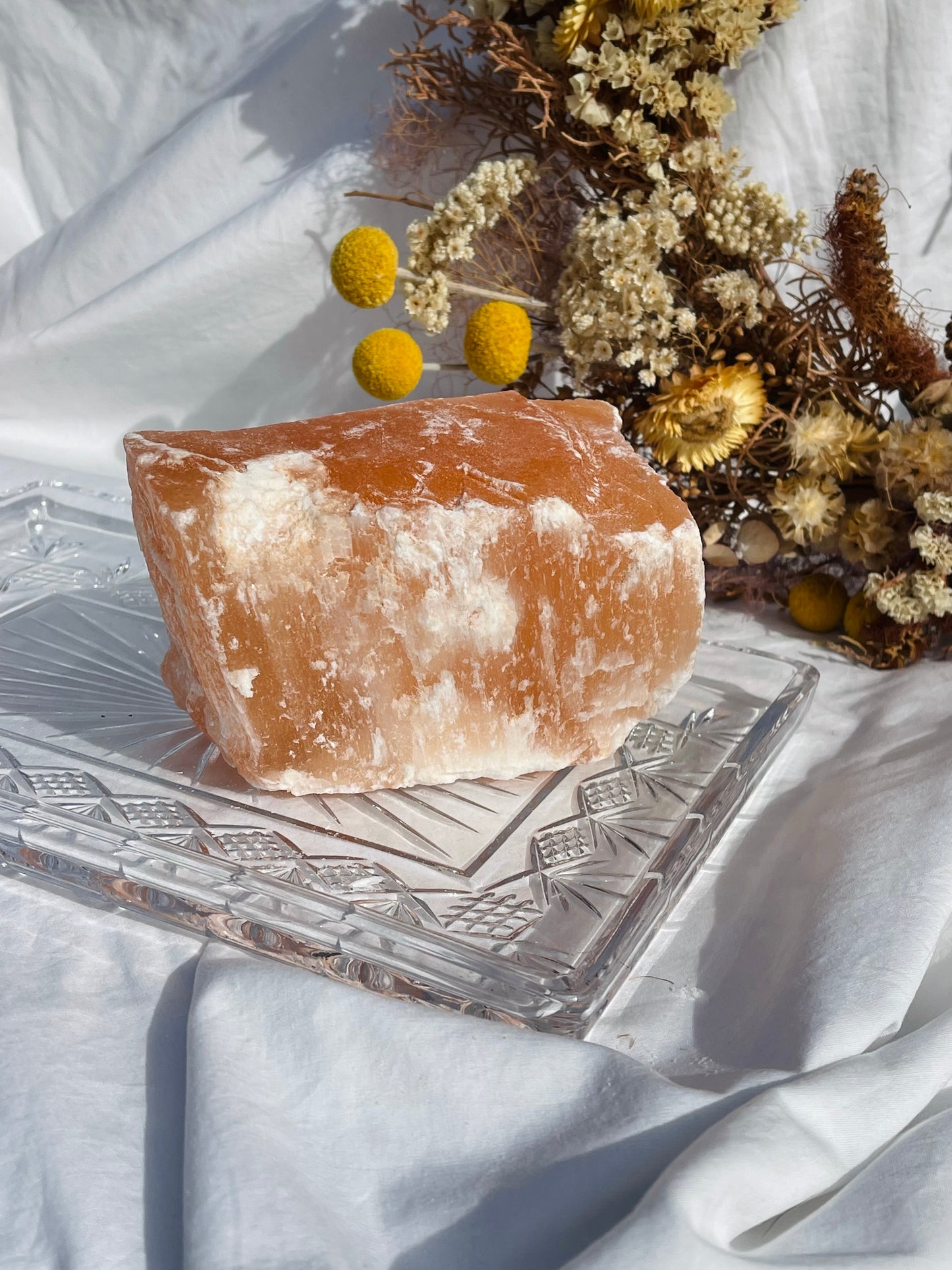 Orange Selenite Raw #3