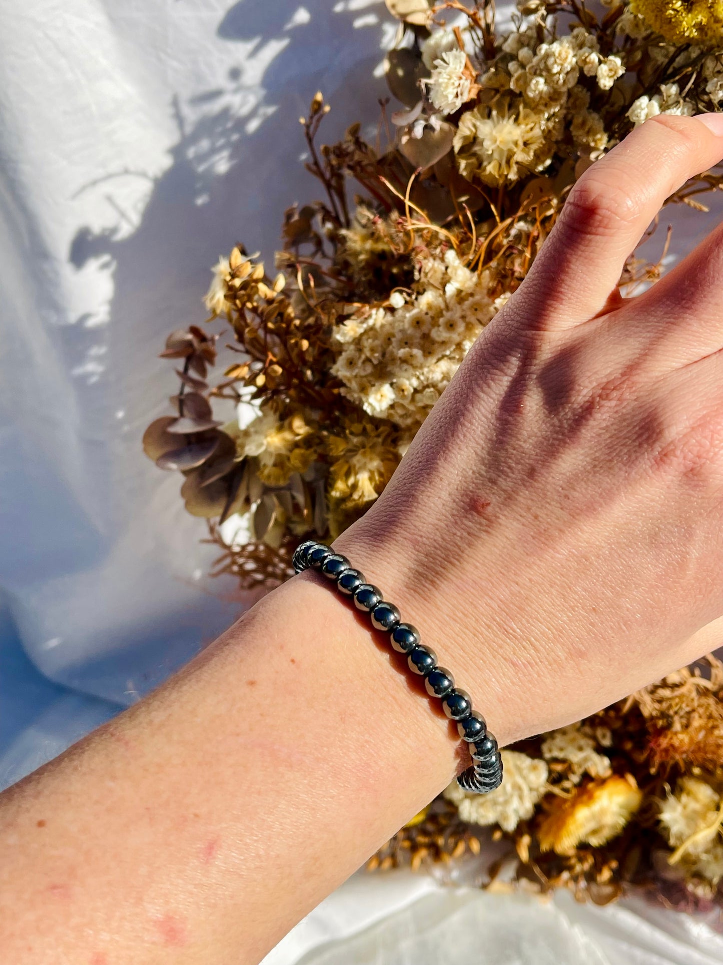 Hematite Bracelet | 6mm