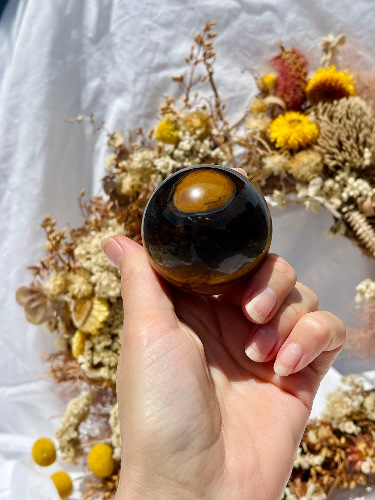 Tiger Eye Sphere #2