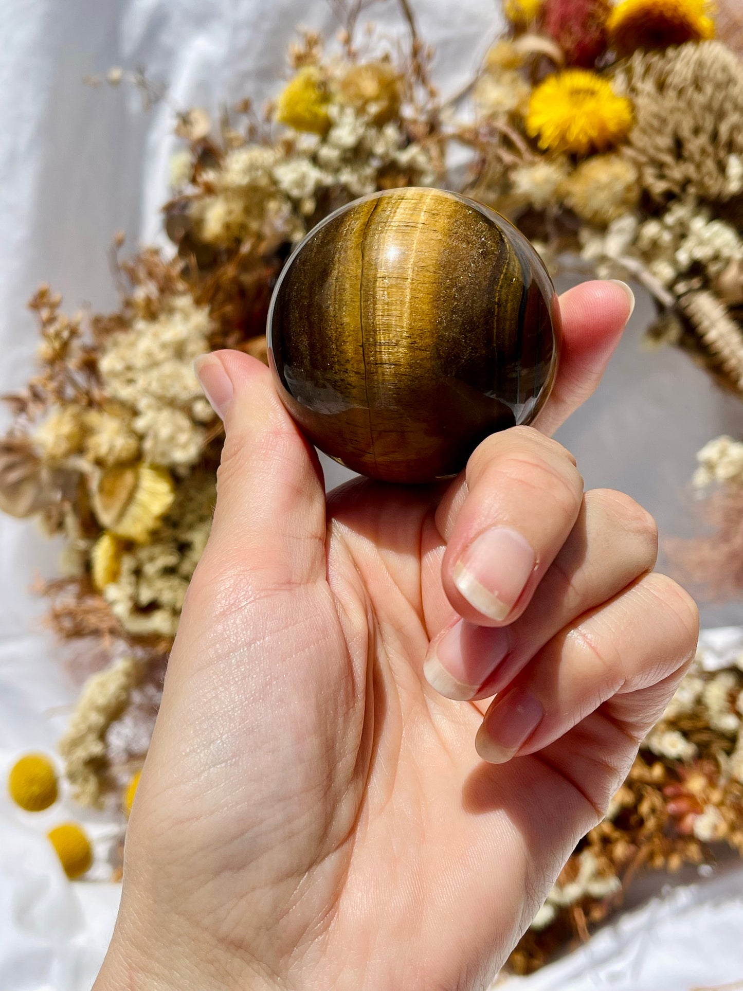 Tiger Eye Sphere #2