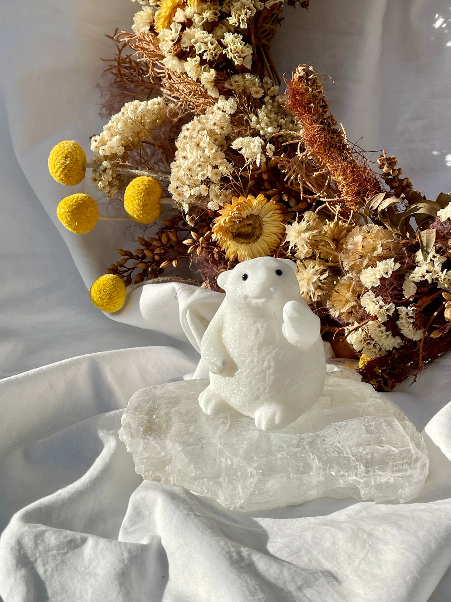 White Jade Bear