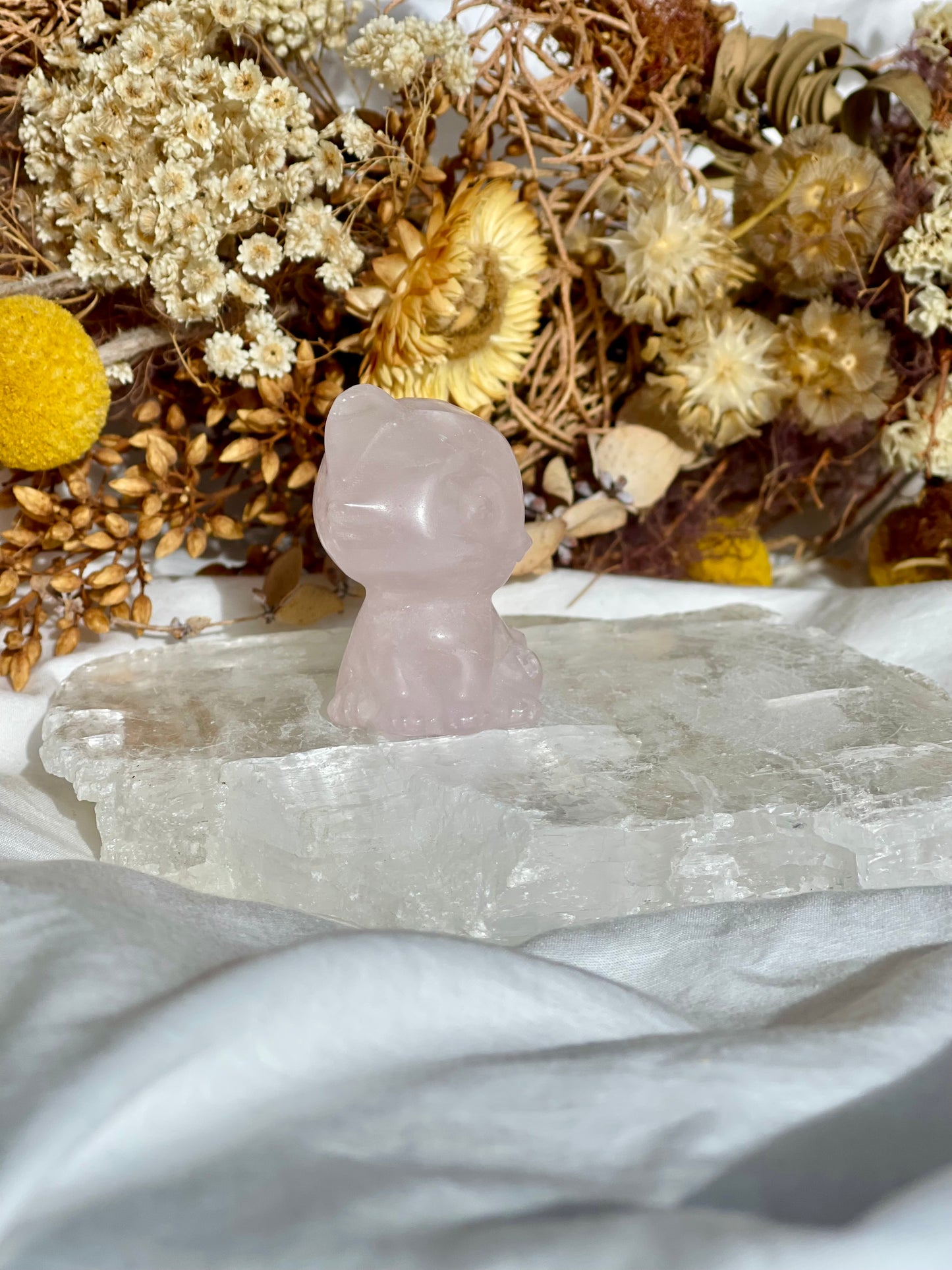 Rose Quartz Cat #2