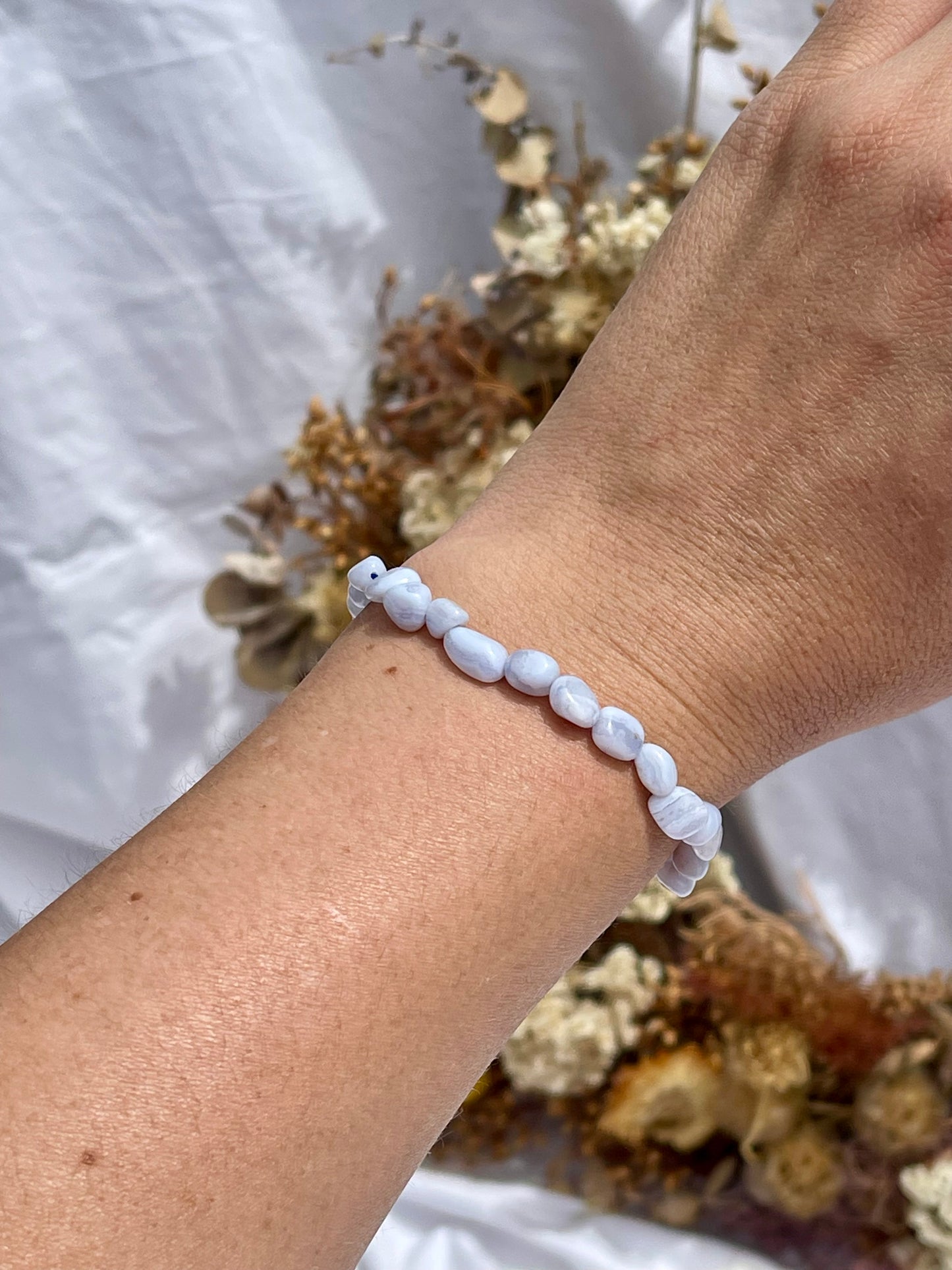 Blue Lace Agate Bracelet