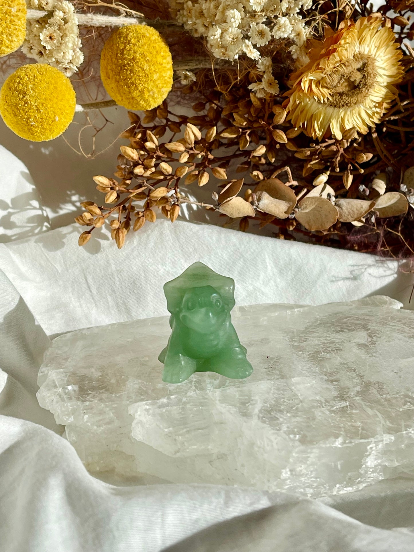 Green Aventurine Baby Triceratops