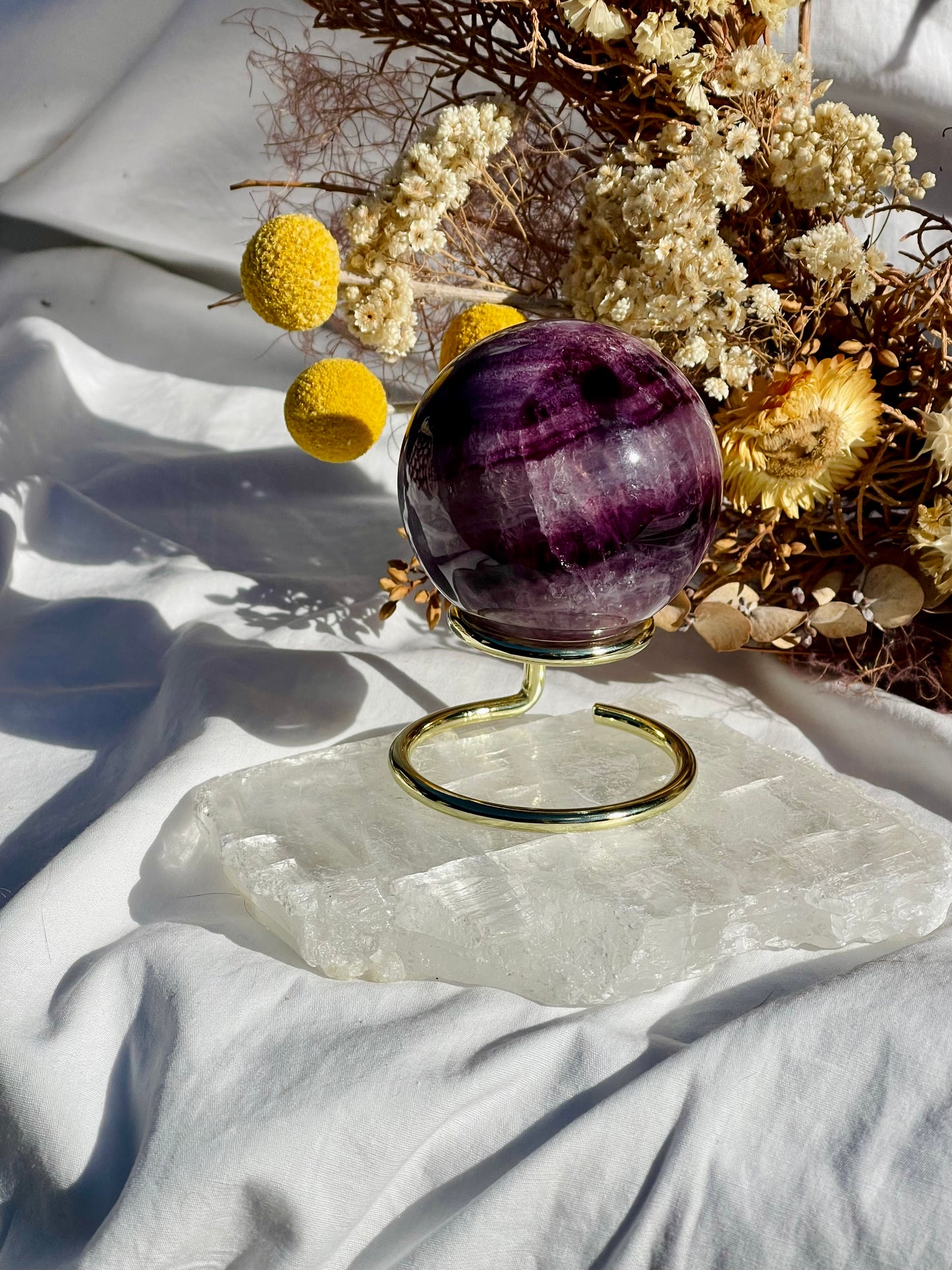 Purple Fluorite Sphere #3