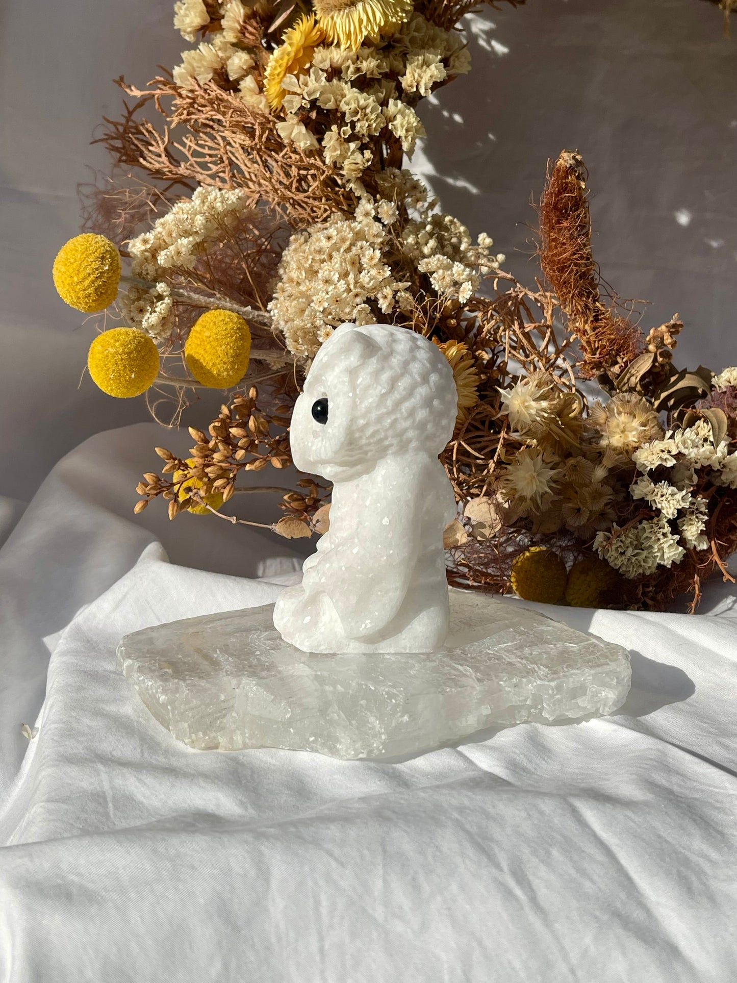 White Jade Robed Owl