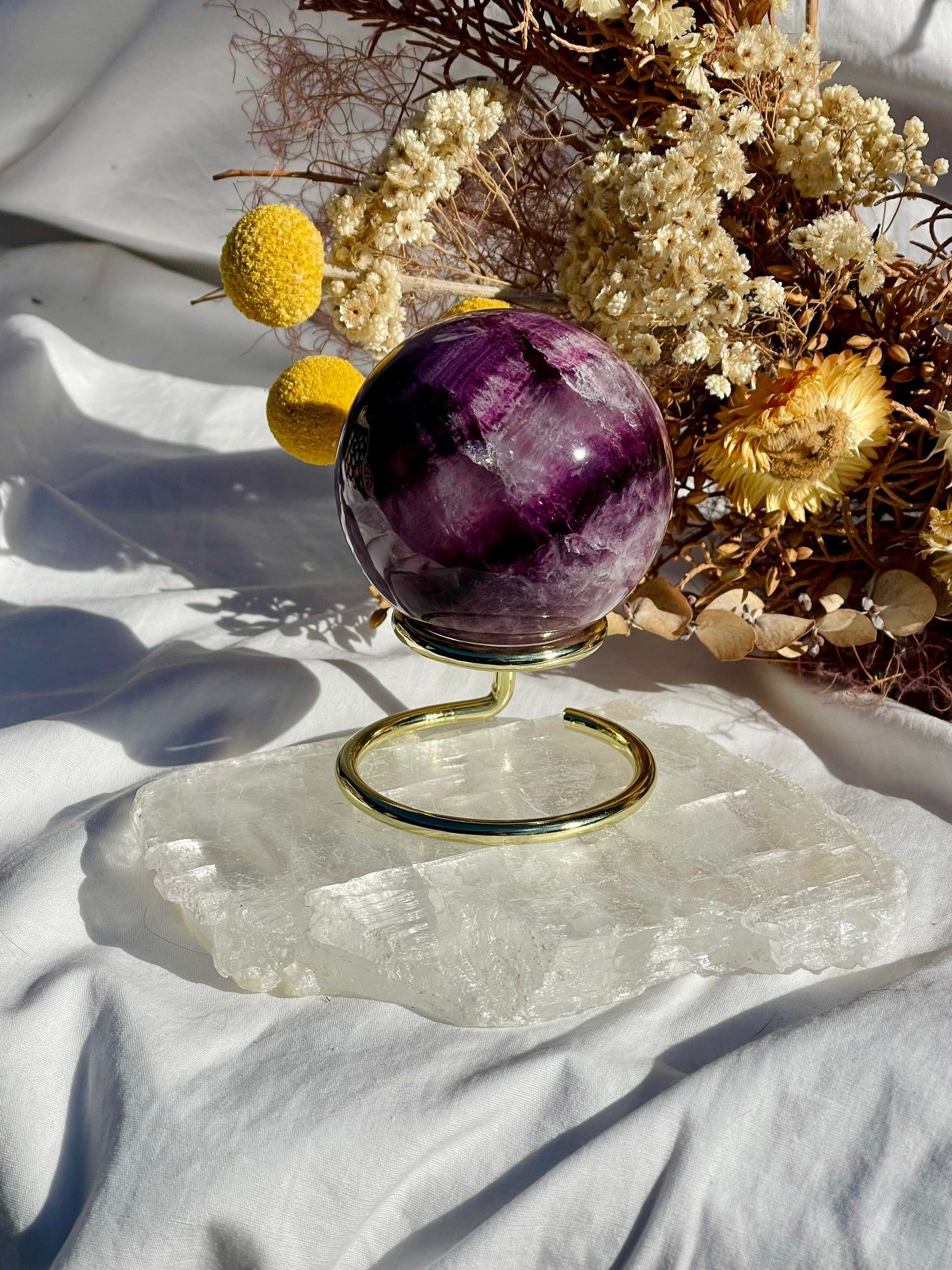 Purple Fluorite Sphere #3