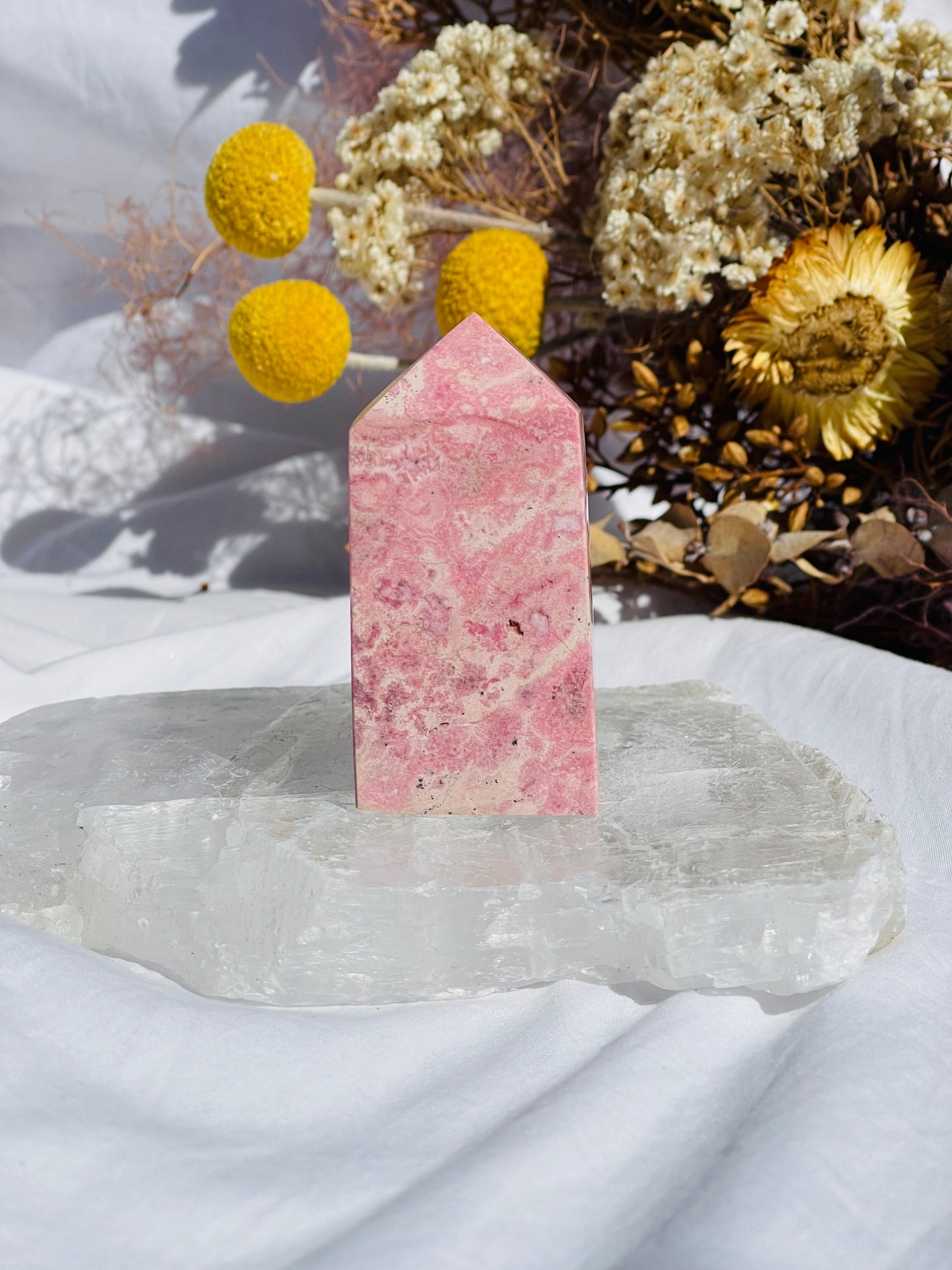 Peruvian Rhodonite Point #1