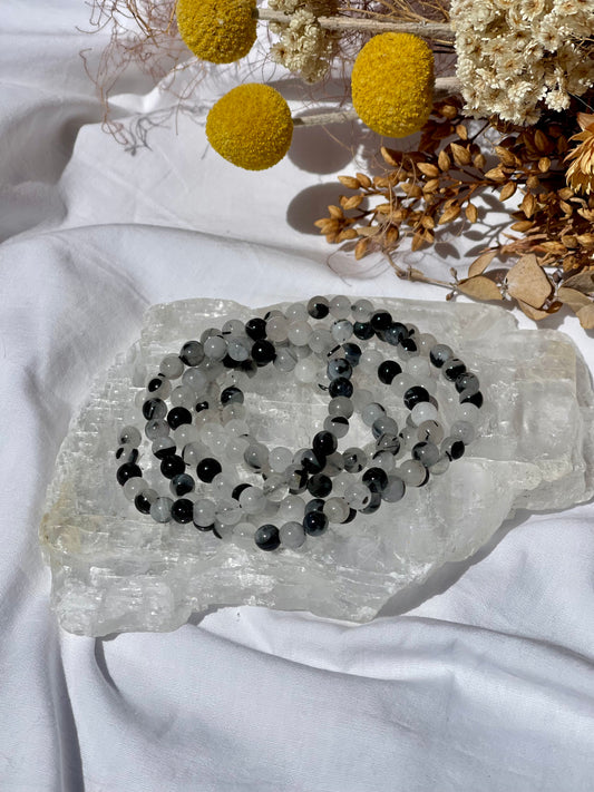 Tourmalated Quartz Bracelet | 6mm A