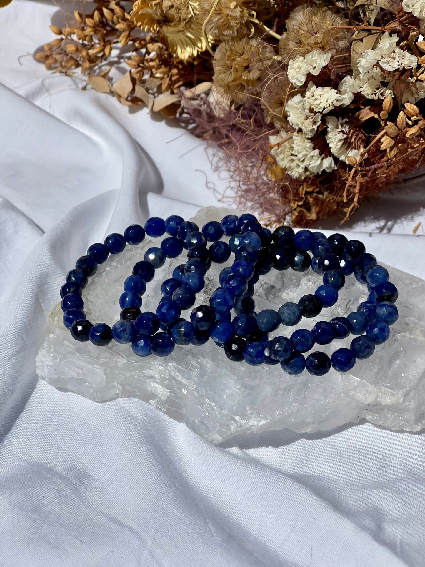 Sodalite Faceted Bracelet