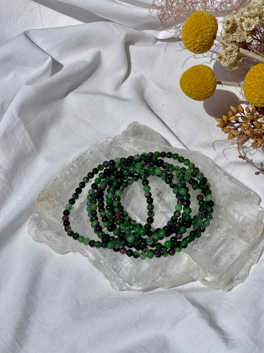 Ruby Zoisite Bracelet
