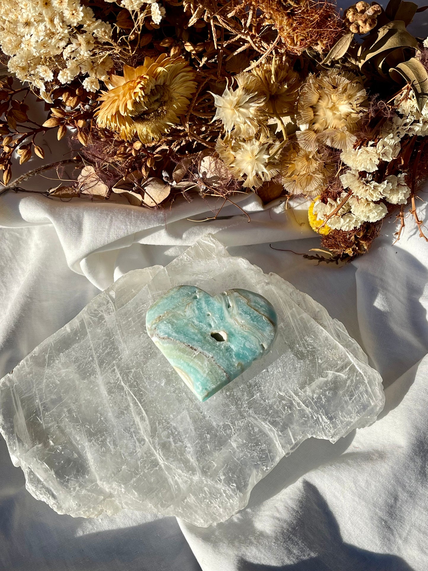 Hemimorphite Heart