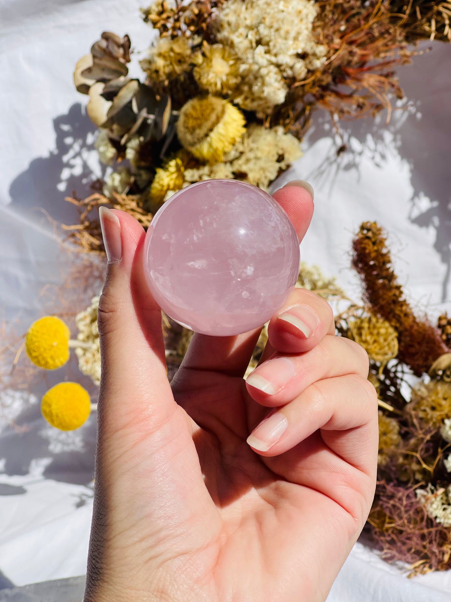 Rose Quartz Sphere