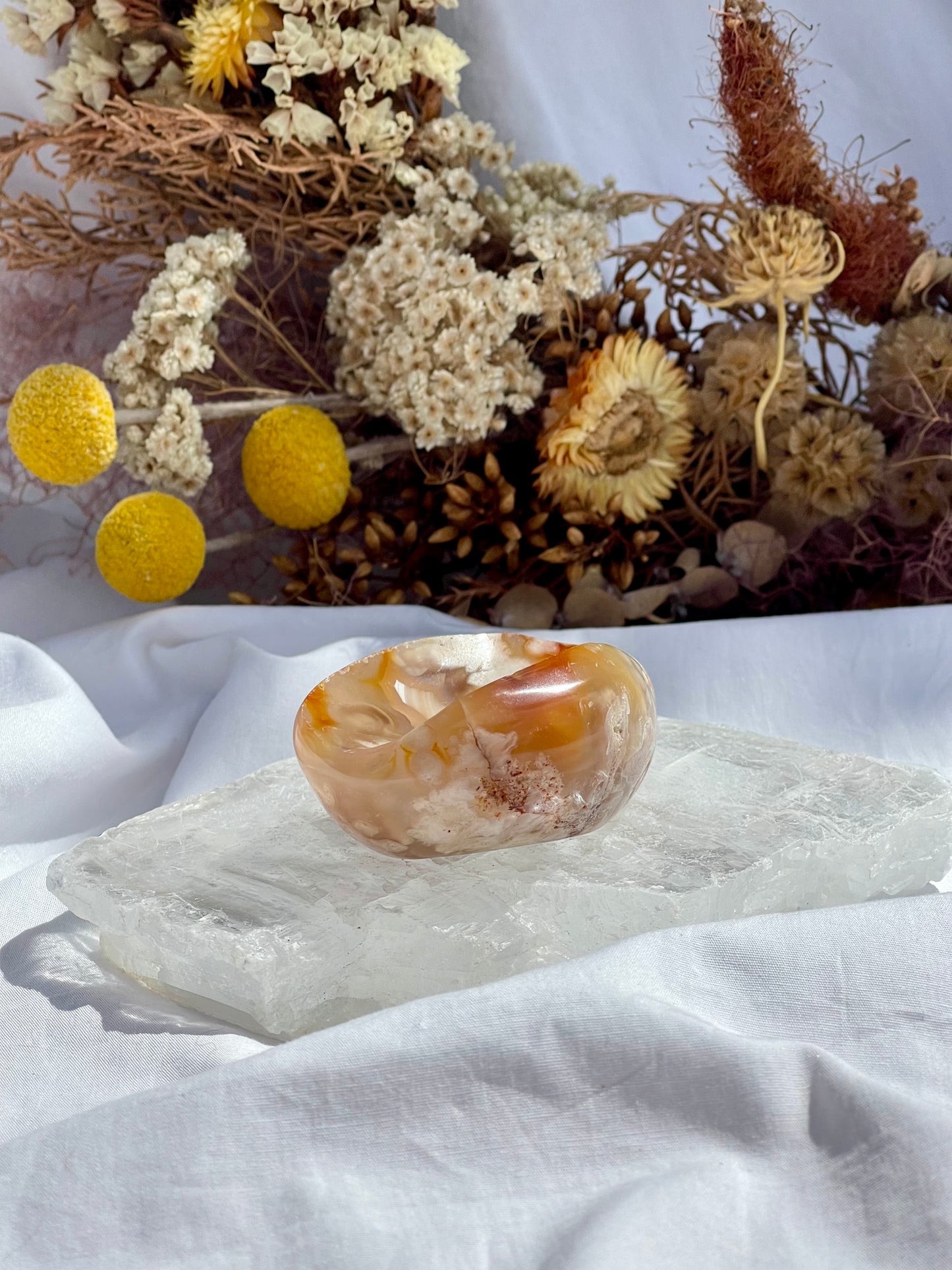 Flower Agate Dish #1