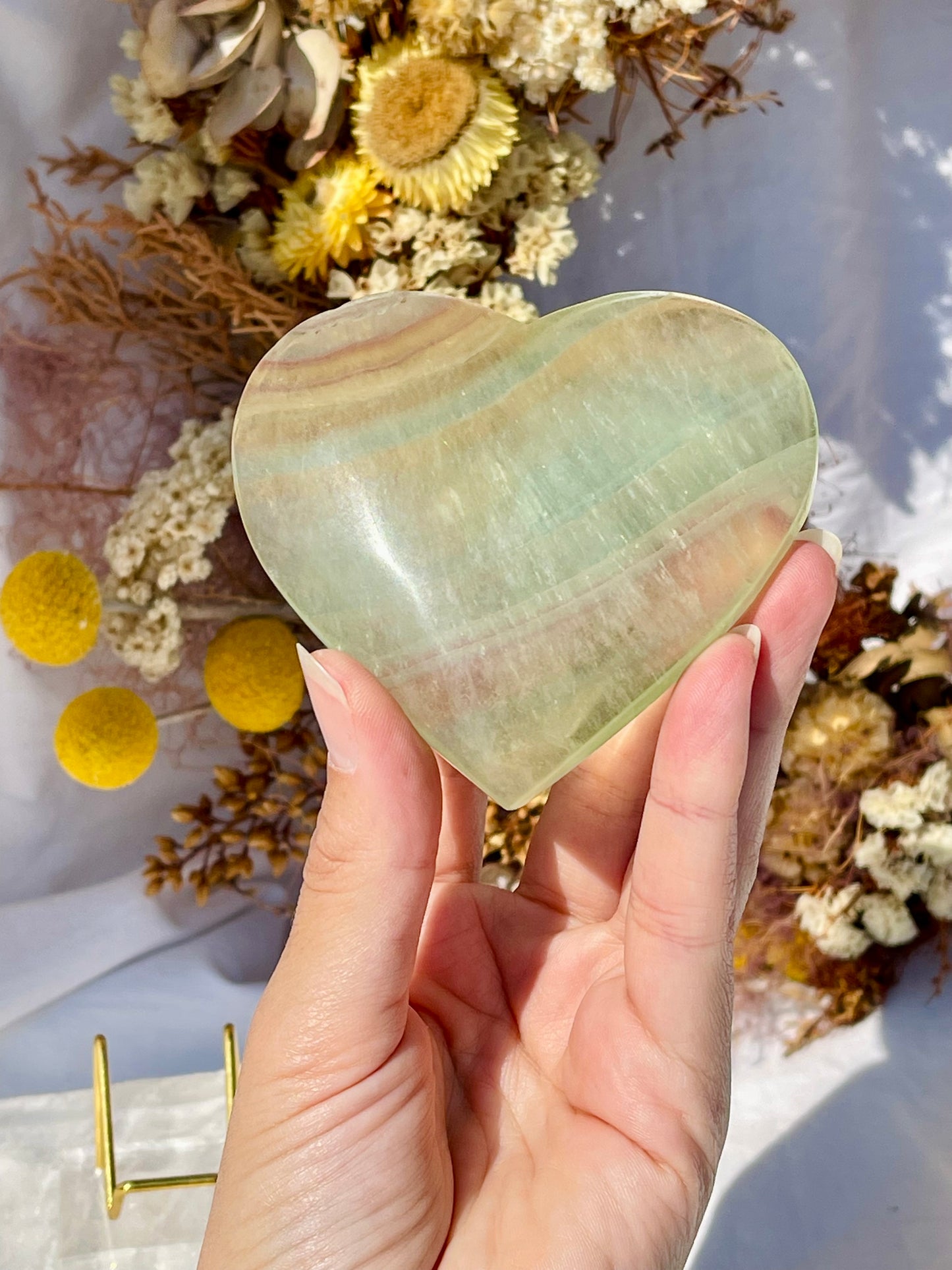 Candy Fluorite Heart #3