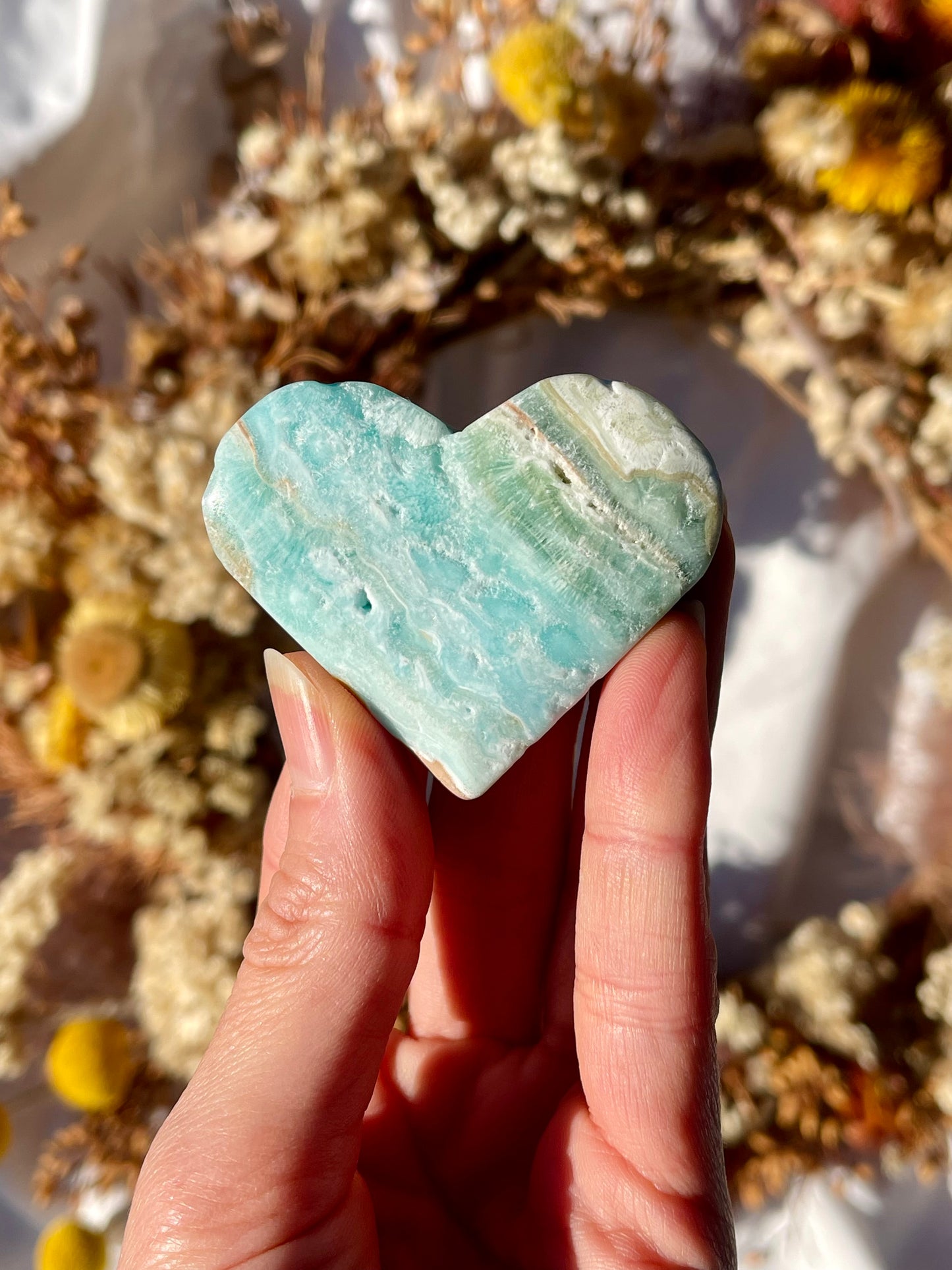 Hemimorphite Heart