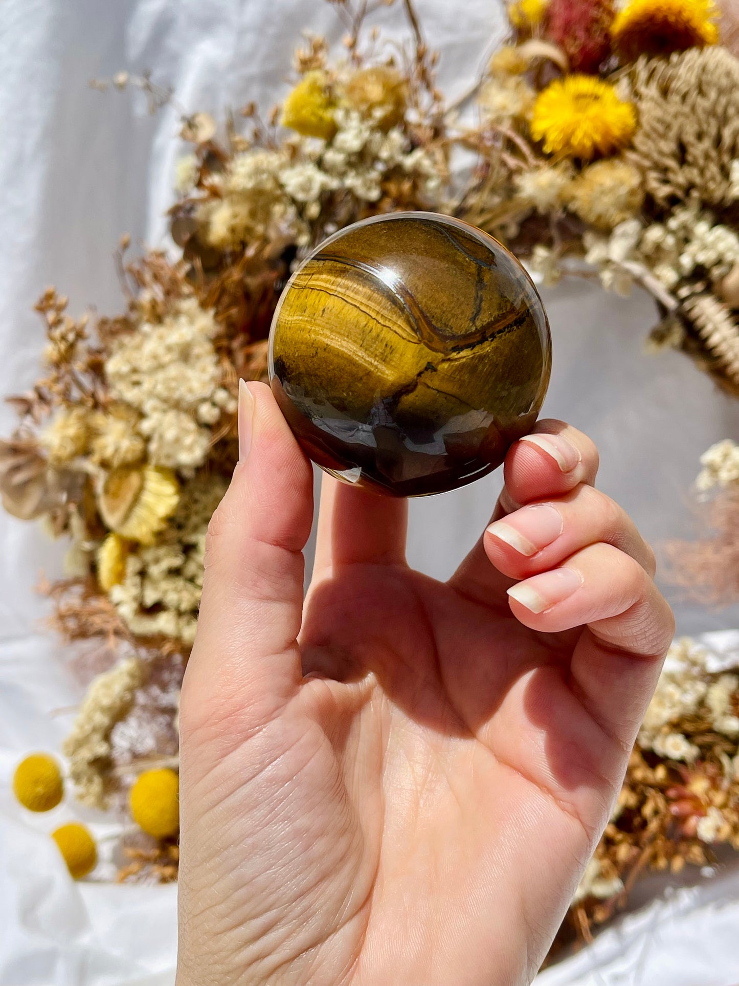Tiger Eye Sphere #2
