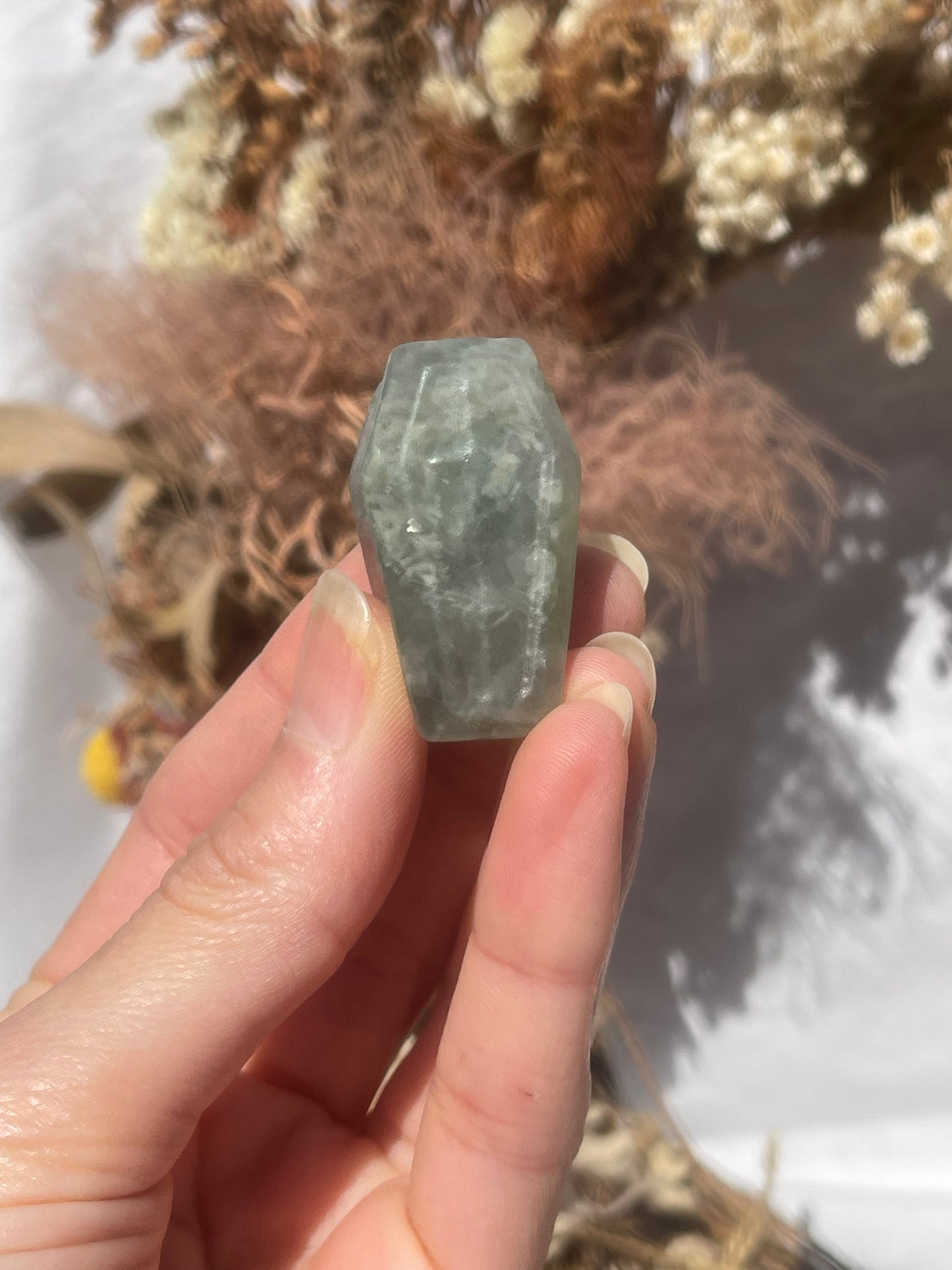 Green Fluorite Coffin