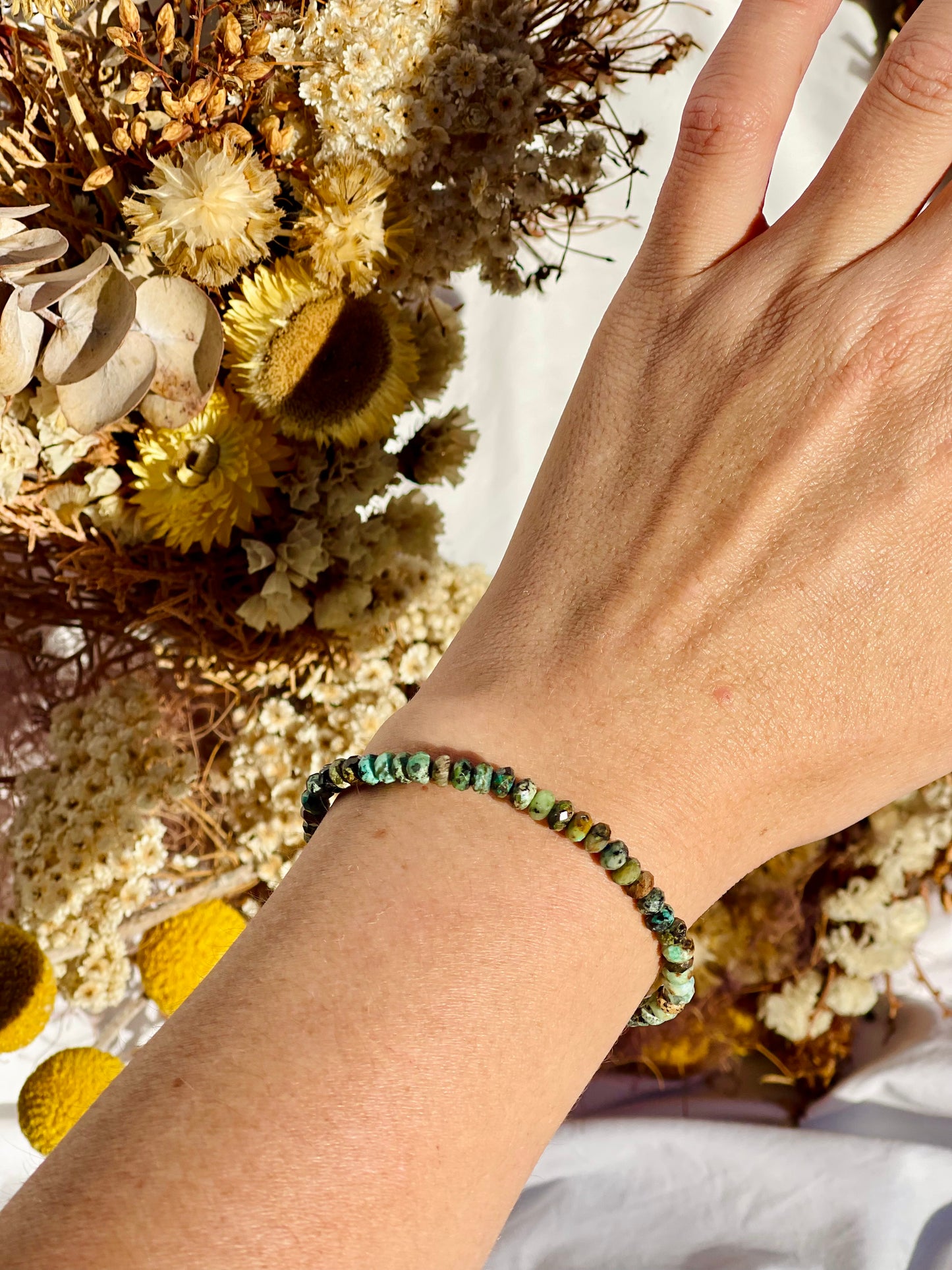 Turquoise Facet Bracelet