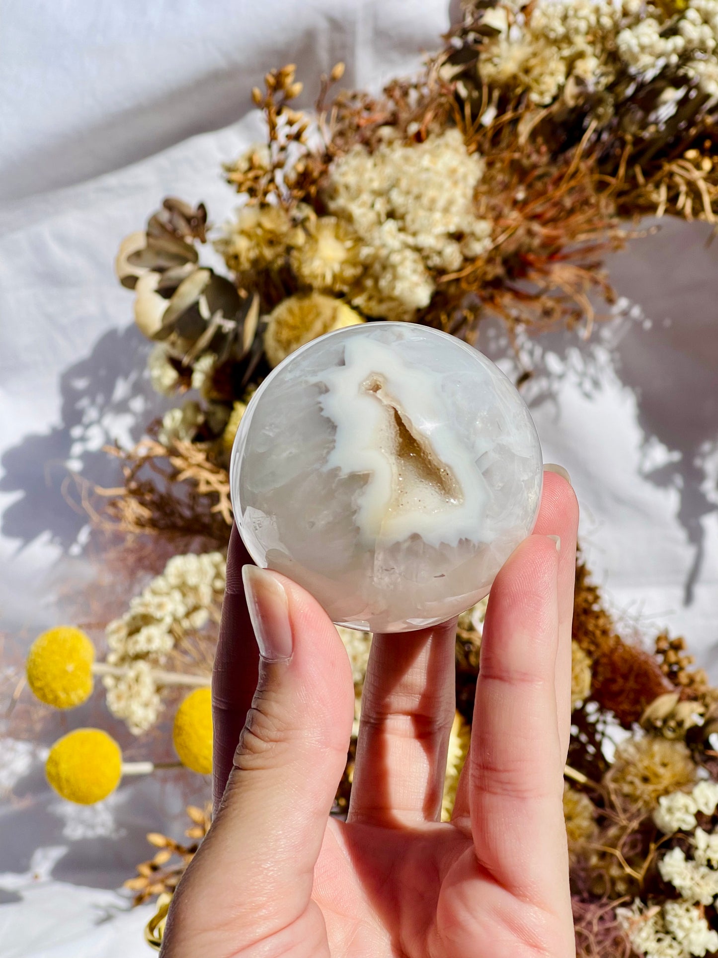 Druzy Agate Sphere #4