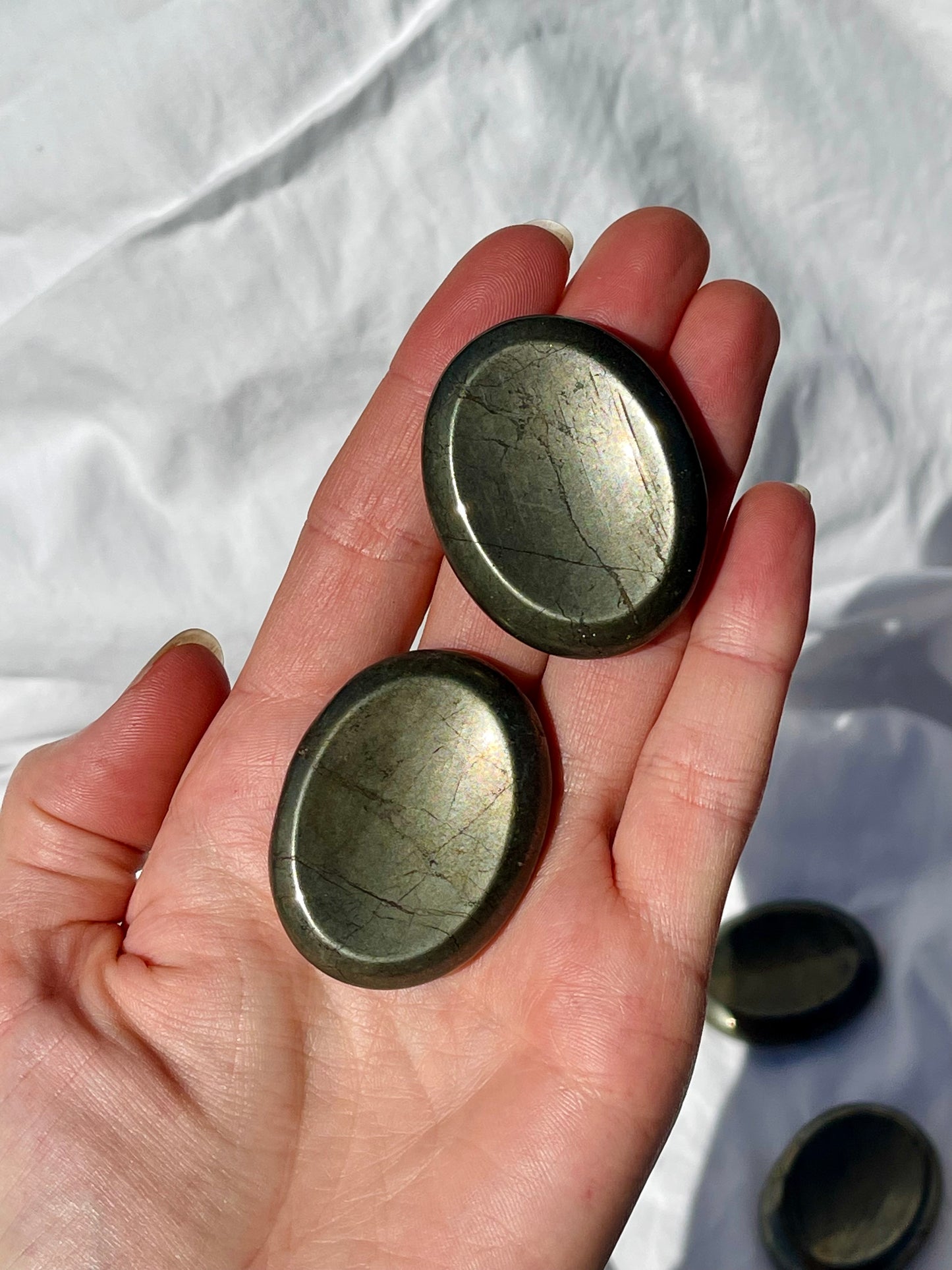 Pyrite Worry Stone