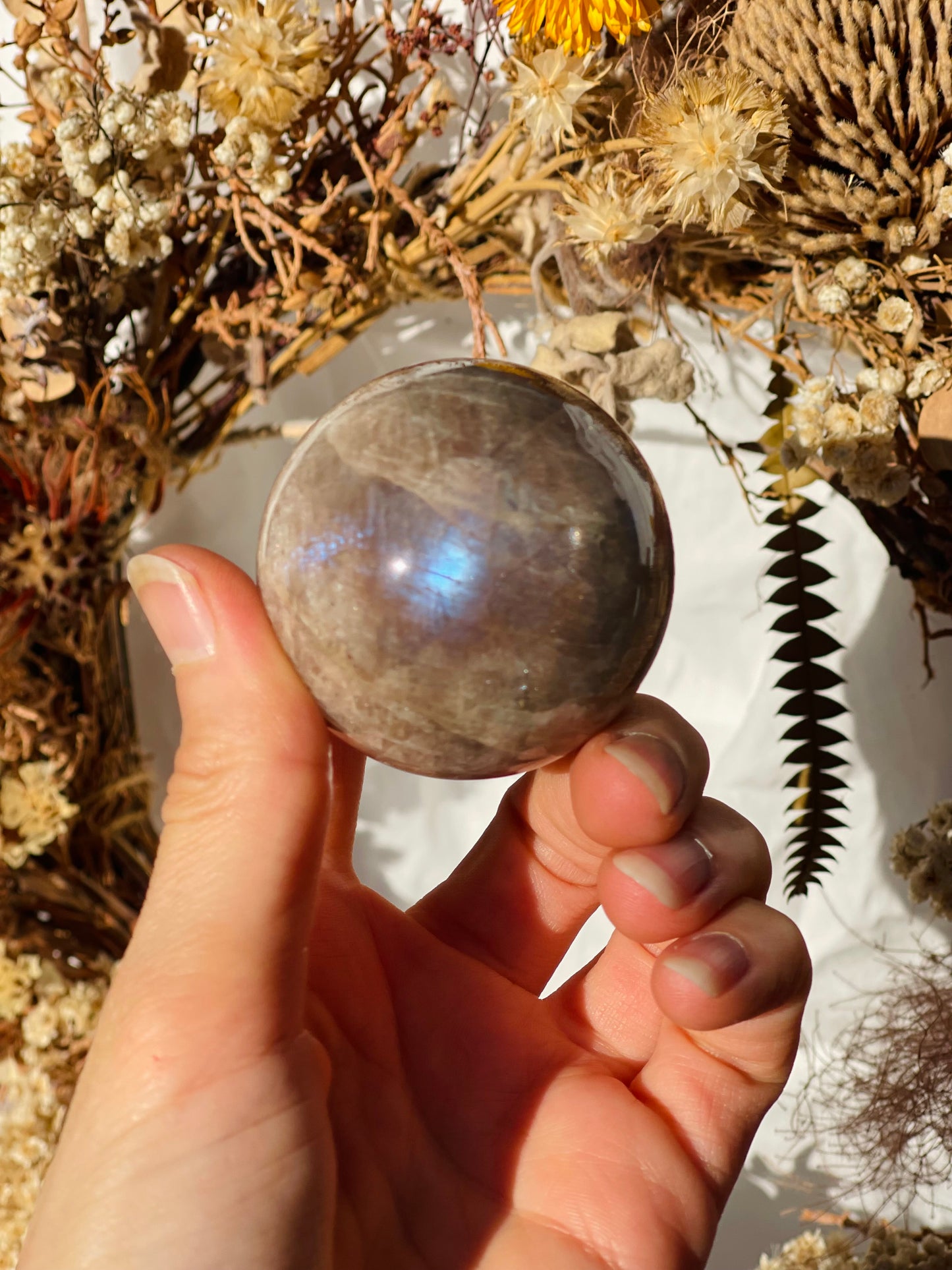 Moonstone Moon Sphere #1