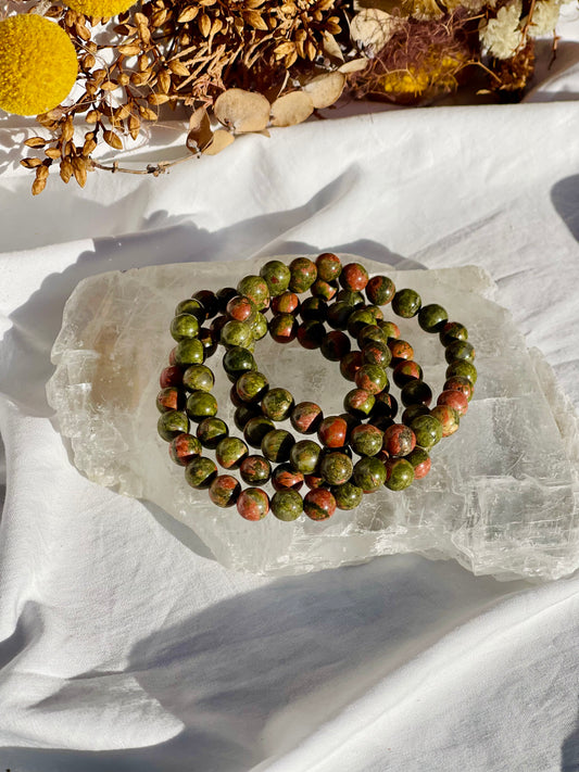 Unakite Bracelet