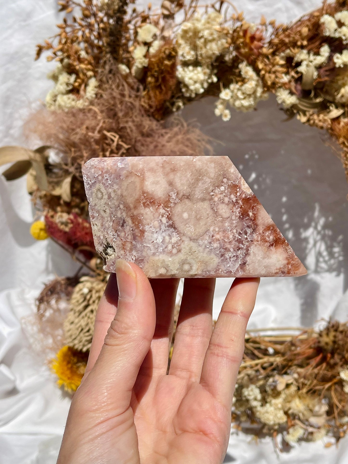 Pink Amethyst | Flower Agate Freeform #2