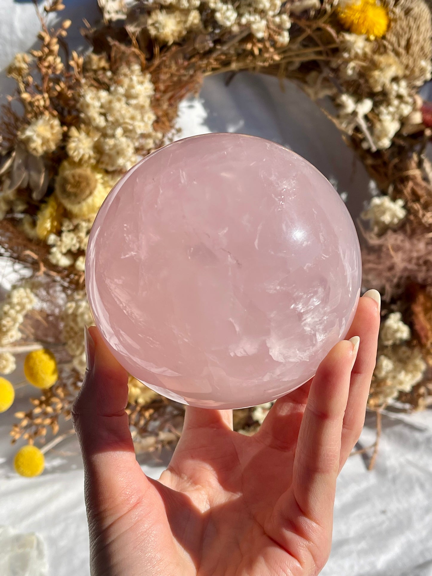 Rose Quartz Sphere