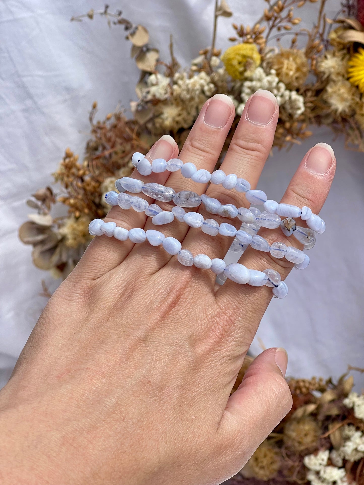 Blue Lace Agate Bracelet