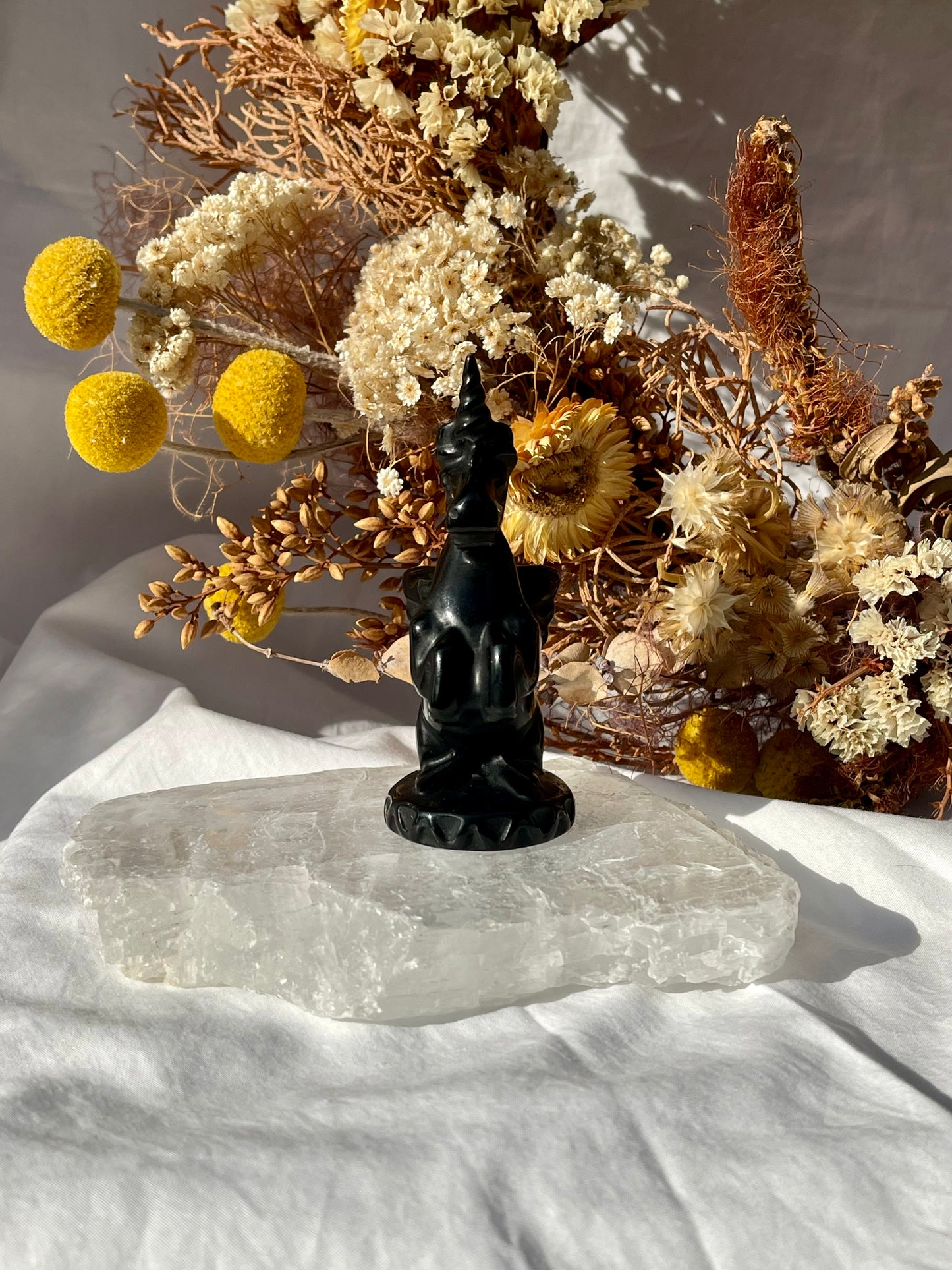Black Obsidian Unicorn