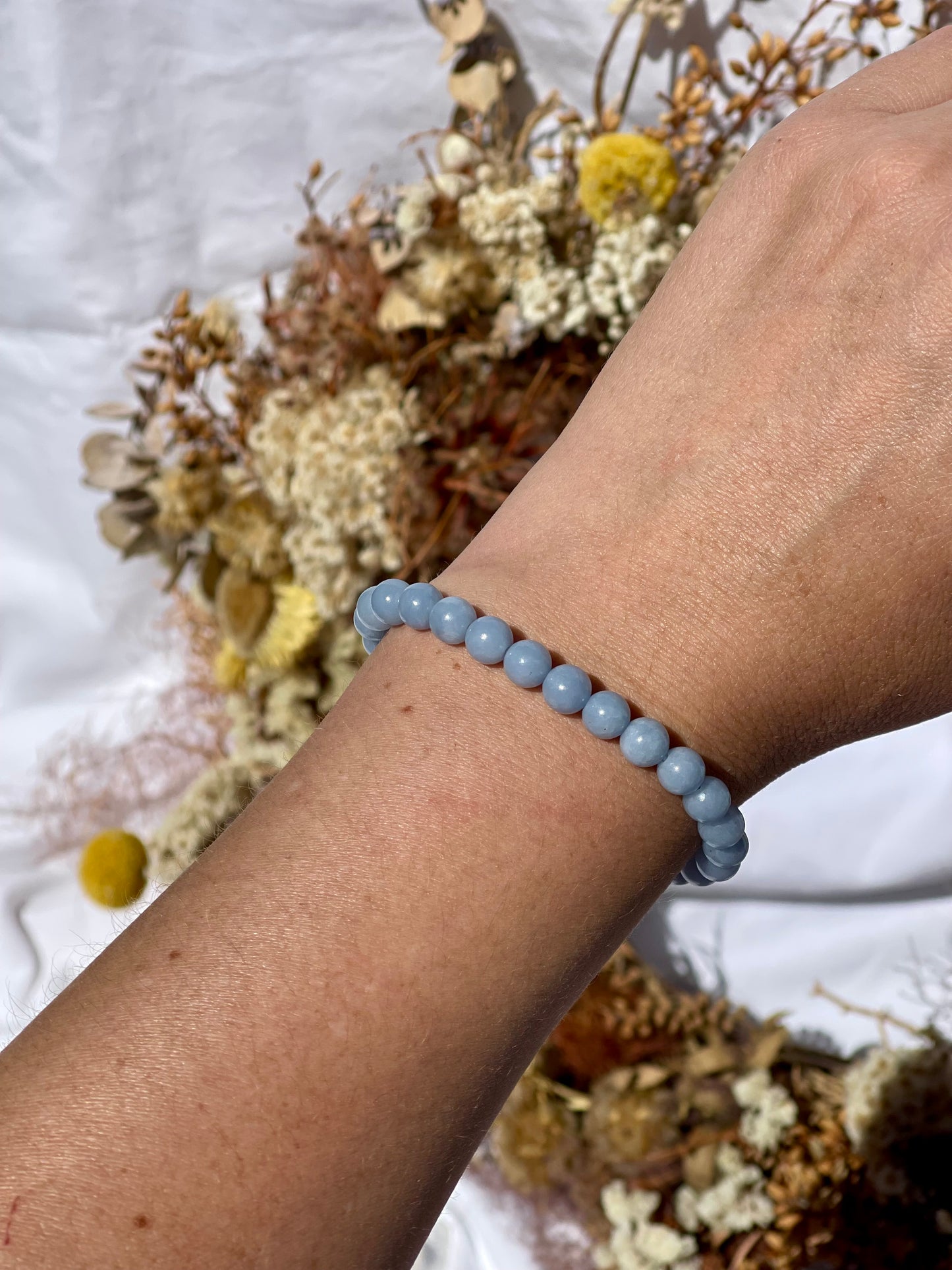 Angelite Bracelet | 6mm