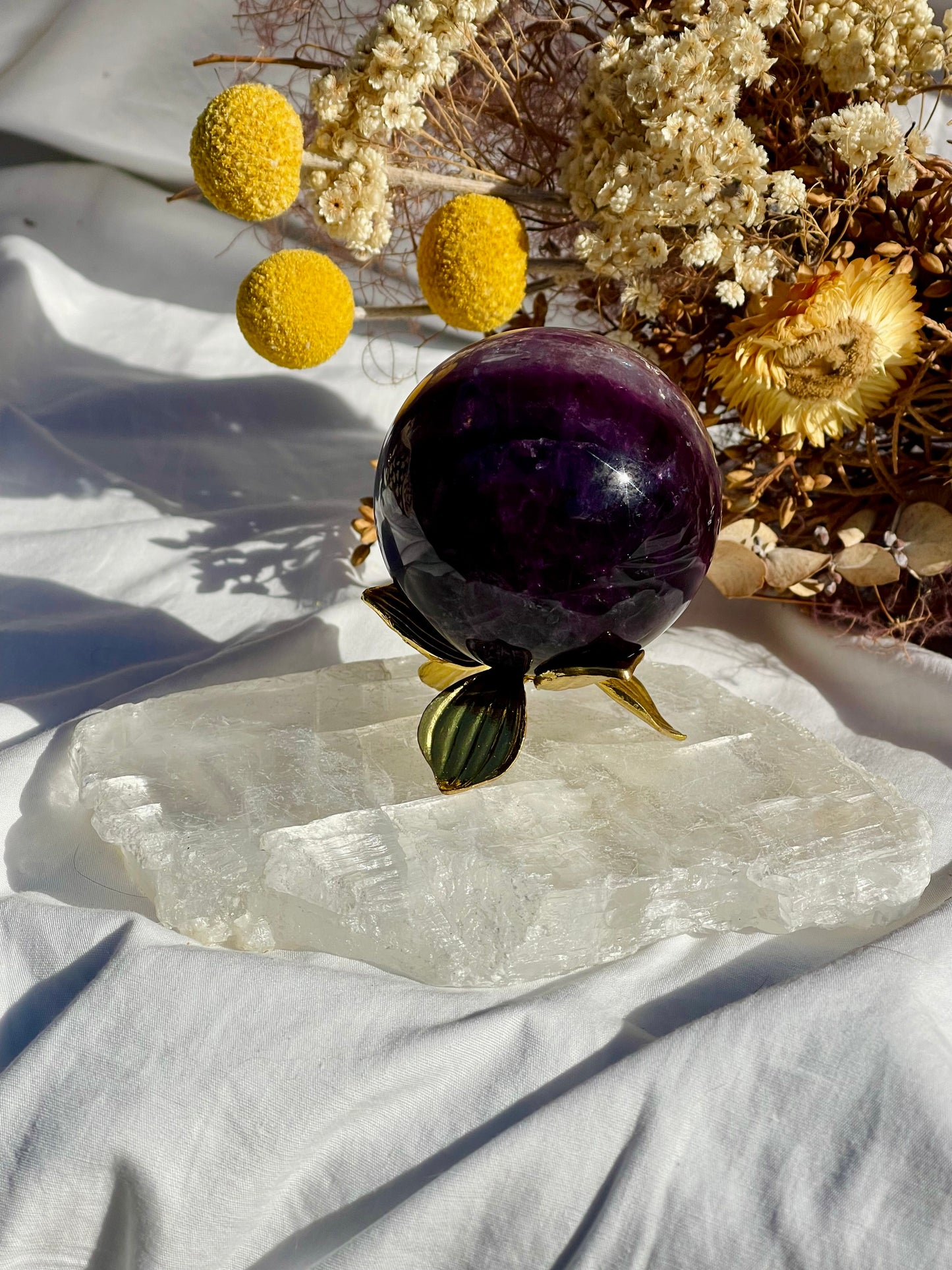 Purple Fluorite Sphere #2