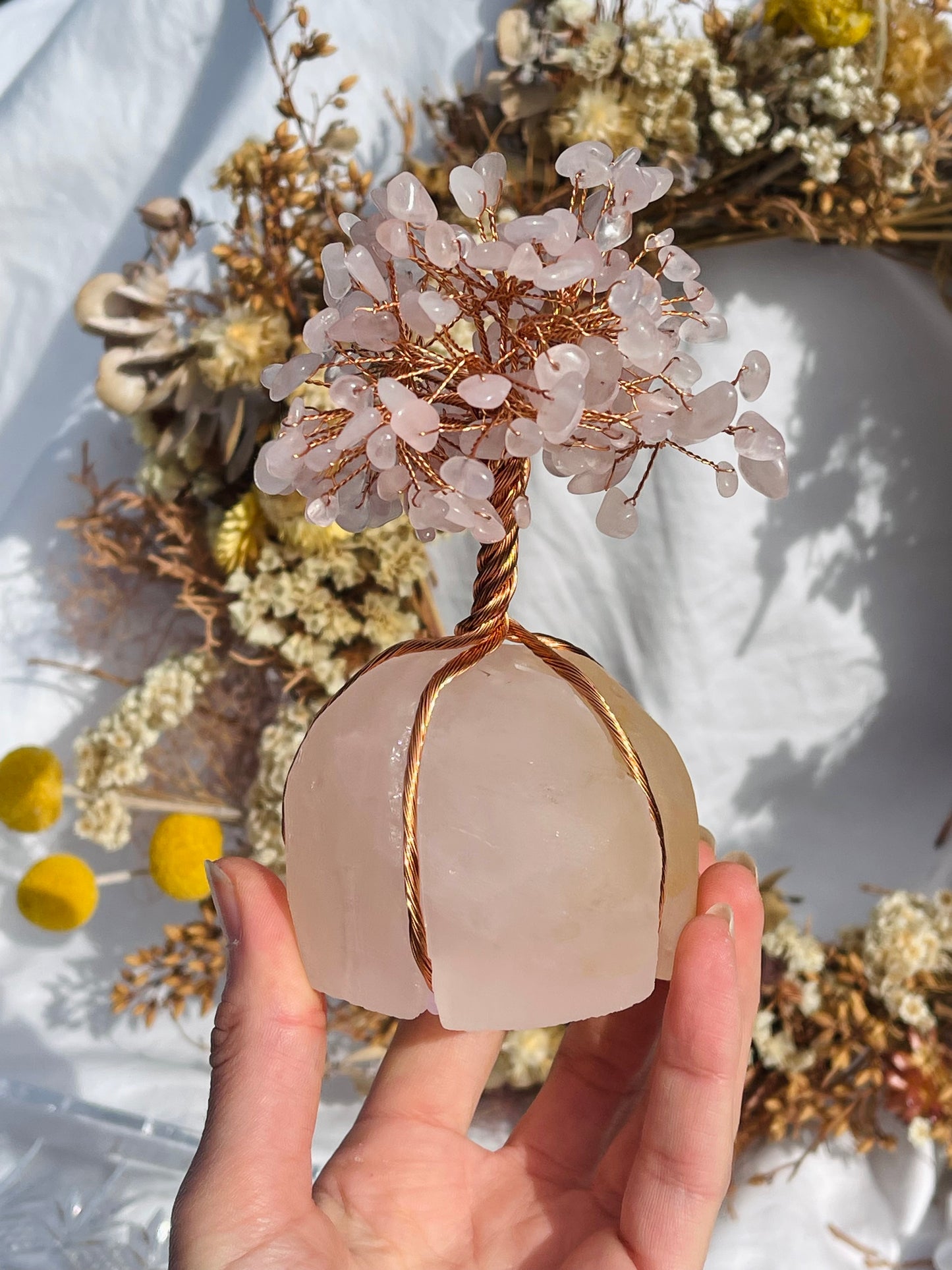 Rose Quartz Tree