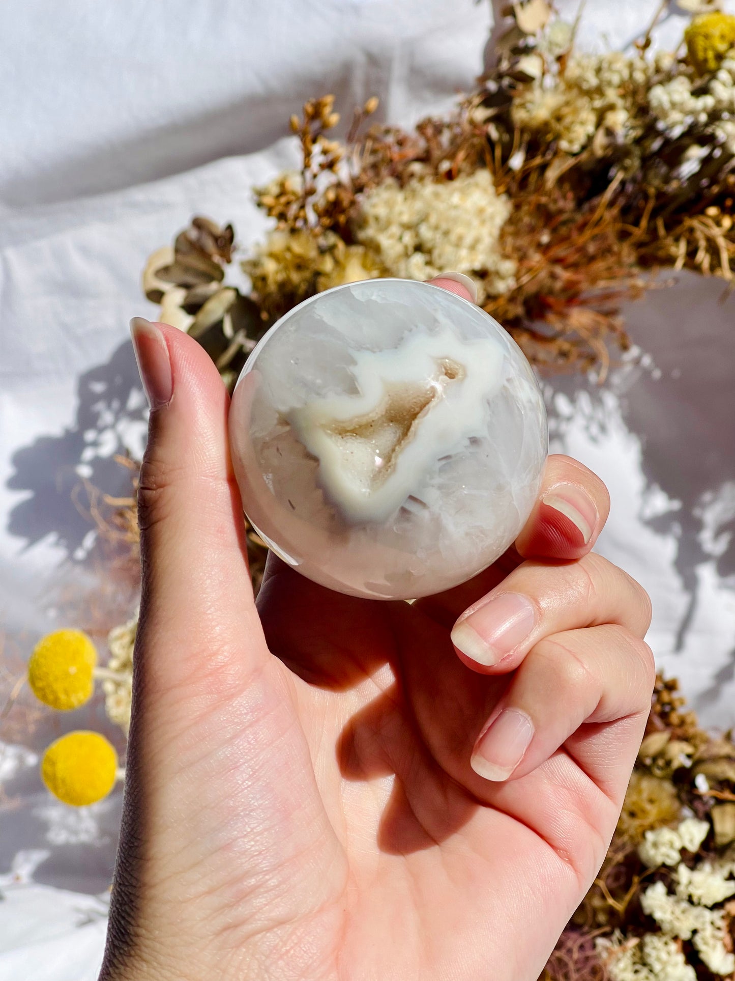 Druzy Agate Sphere #4