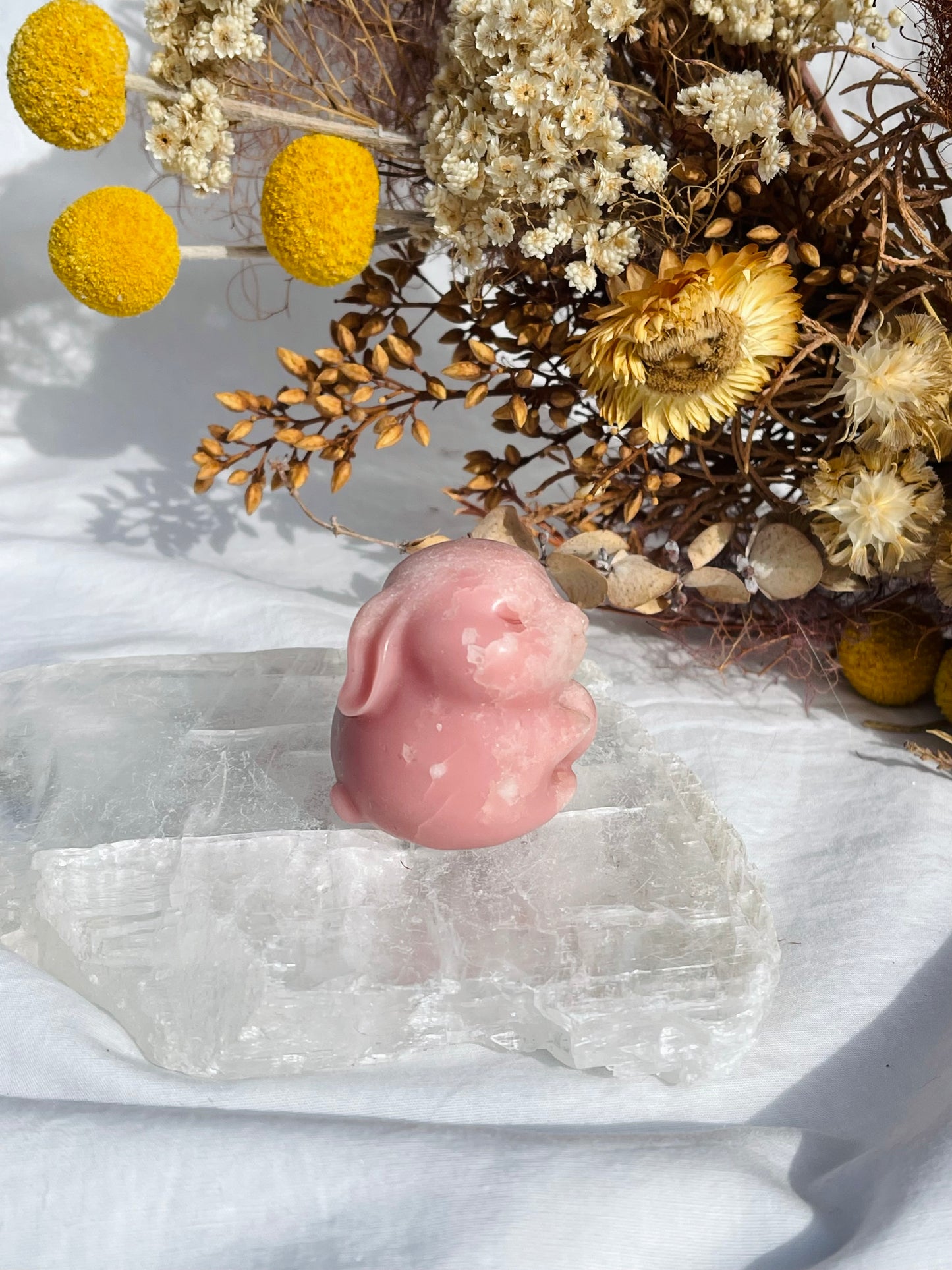 Pink Opal Bunny