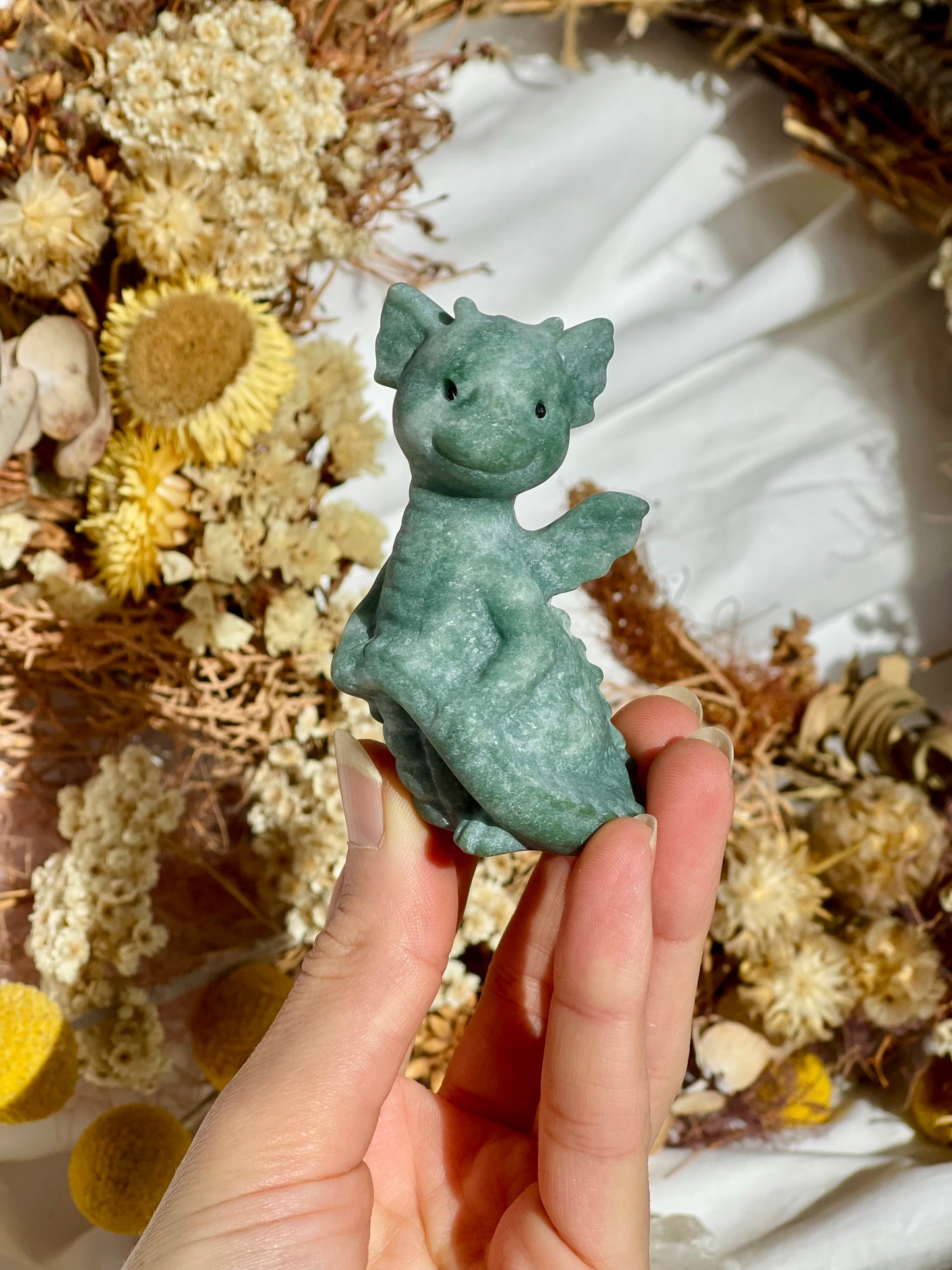 Green Jade Baby Dragon