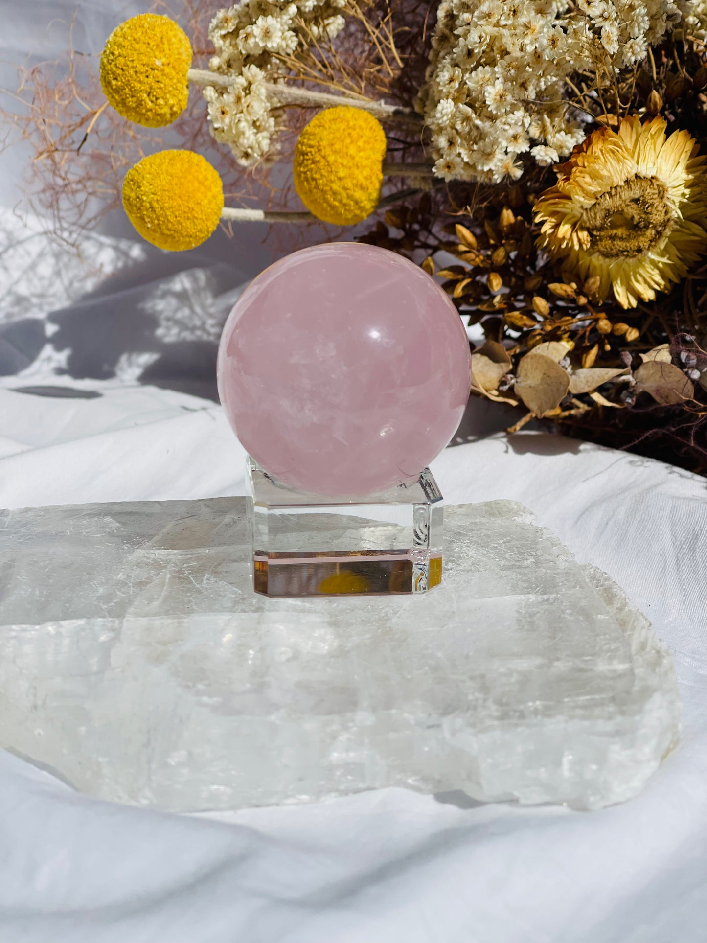 Rose Quartz Sphere