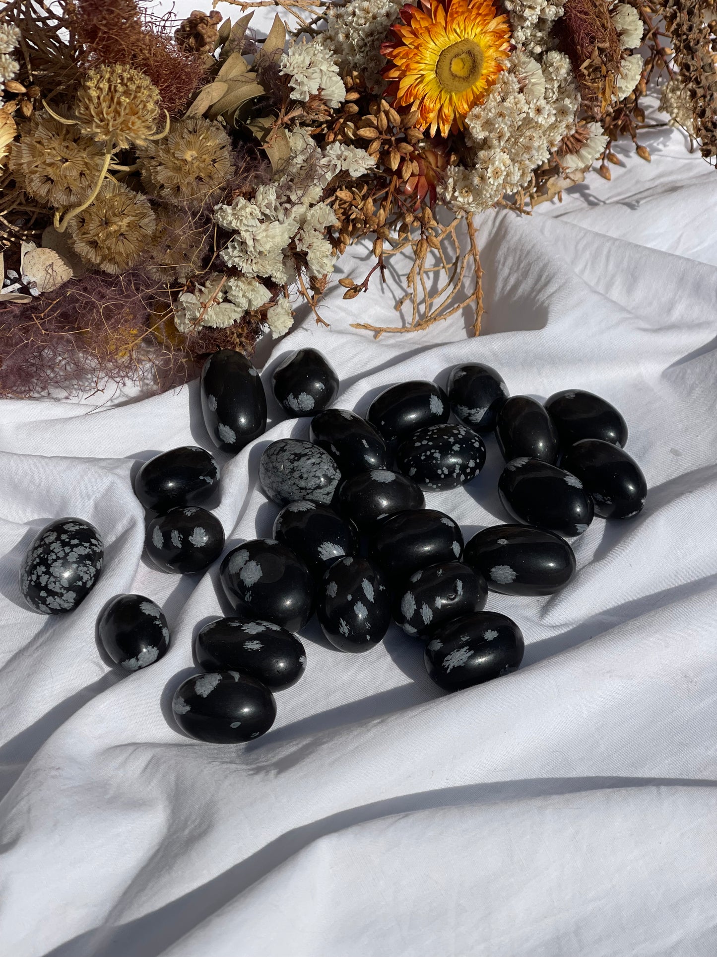 Snowflake Obsidian Tumble