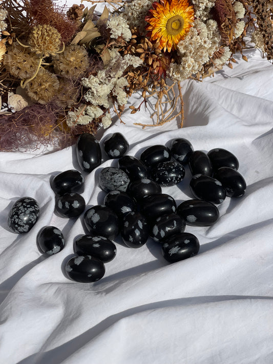 Snowflake Obsidian Tumble