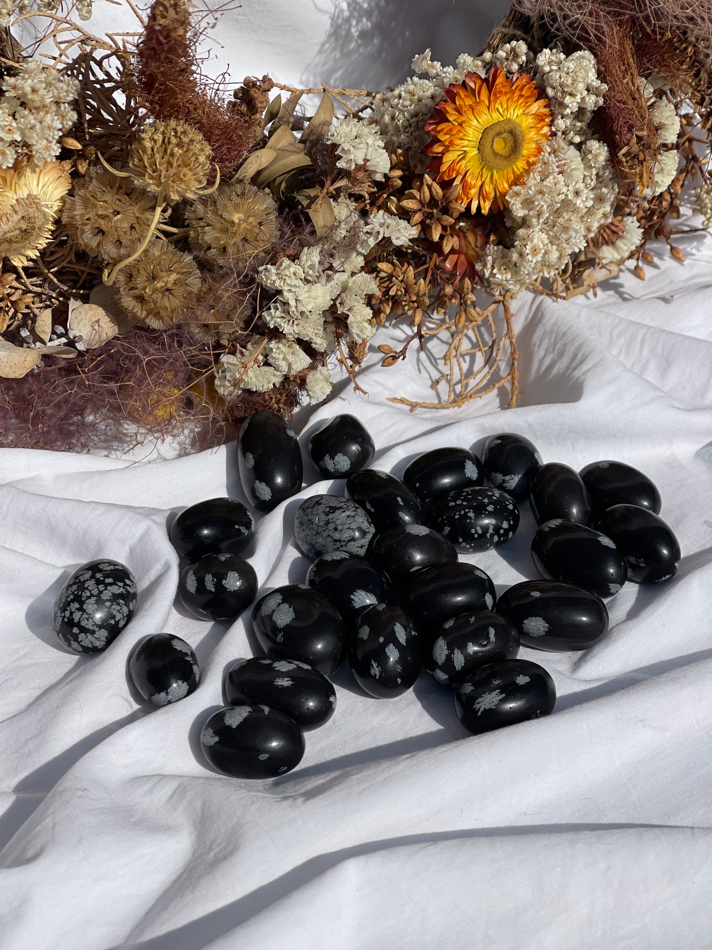 Snowflake Obsidian Tumble