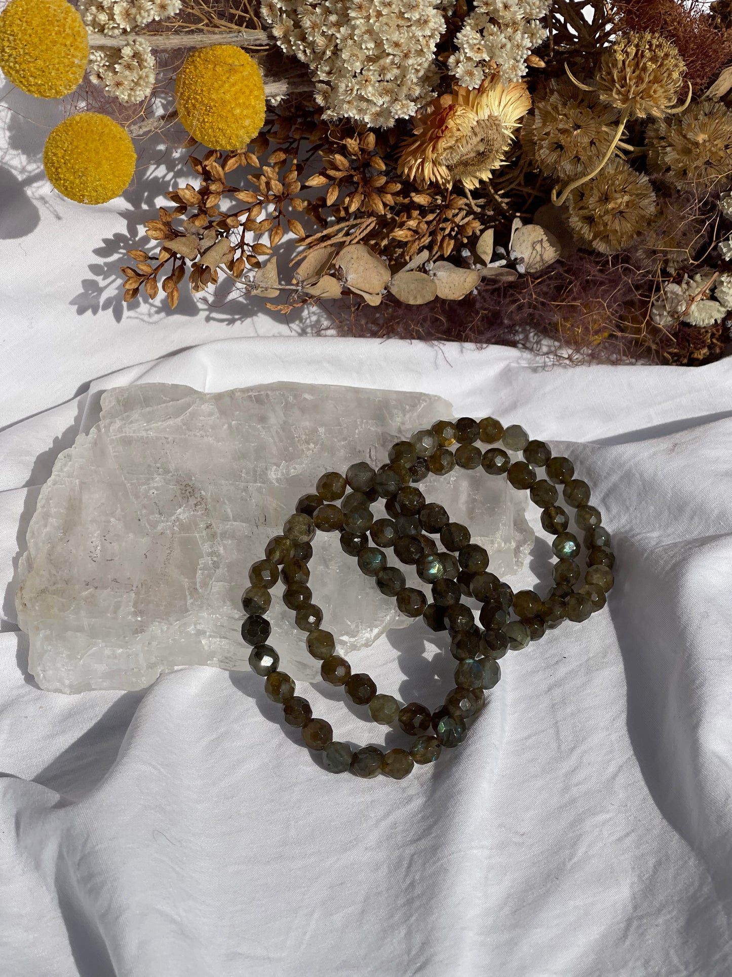 Labradorite Faceted Bracelet